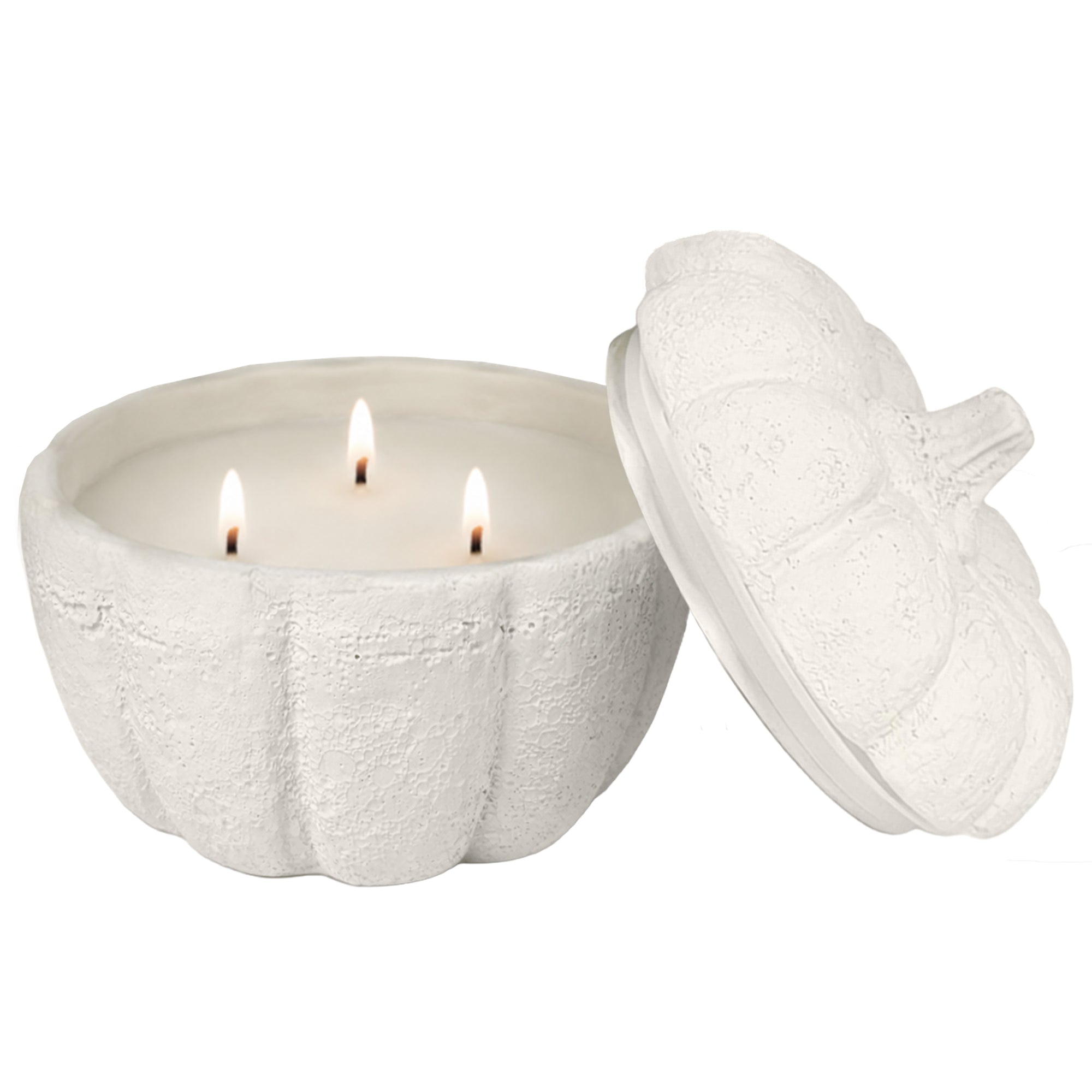 Cashmere Vanilla Pumpkin Candle - Cement Jar, 13.5 oz - view 2
