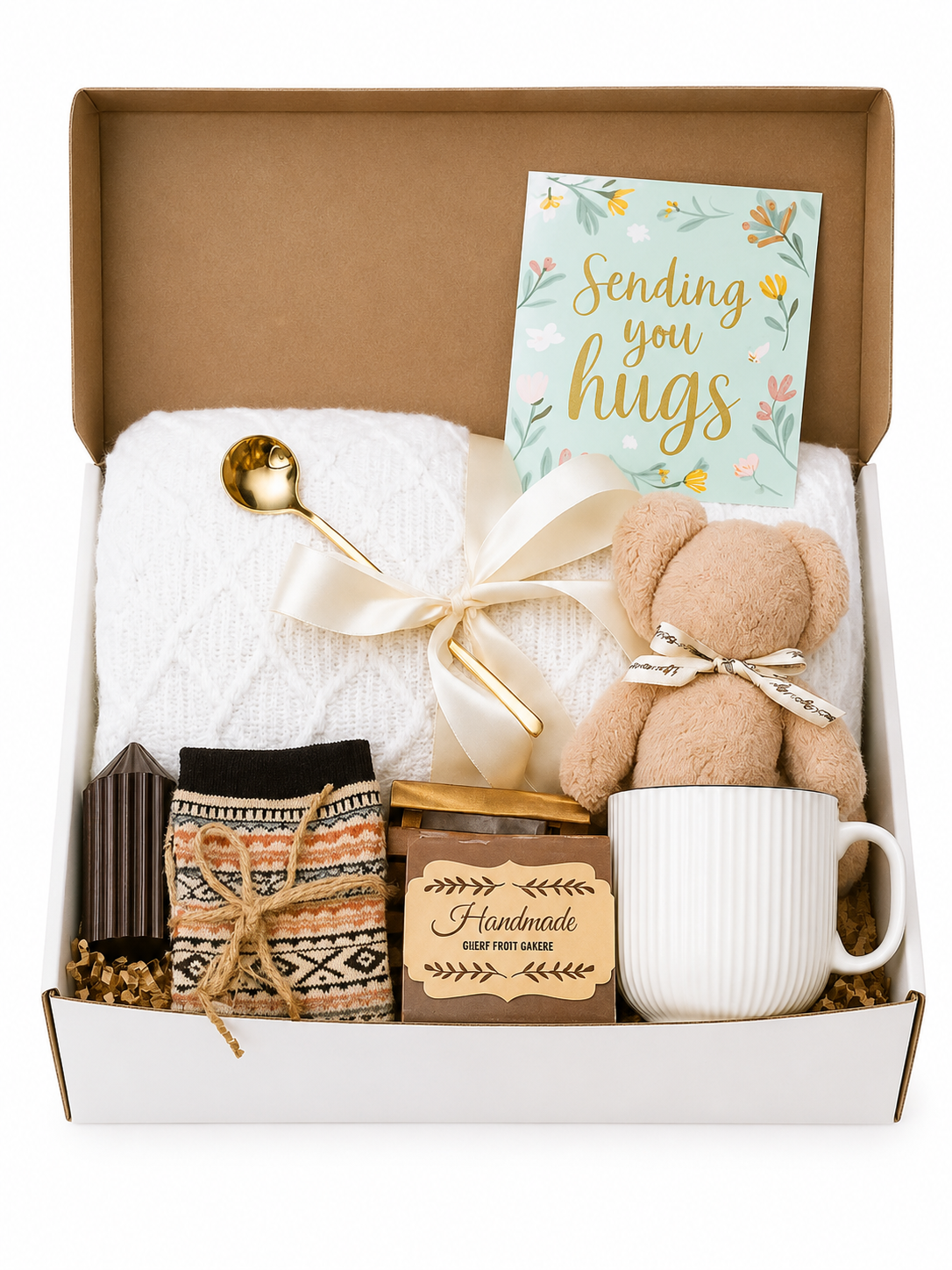 πΏ Blanket Gift Box for Women β A Hug in a Box