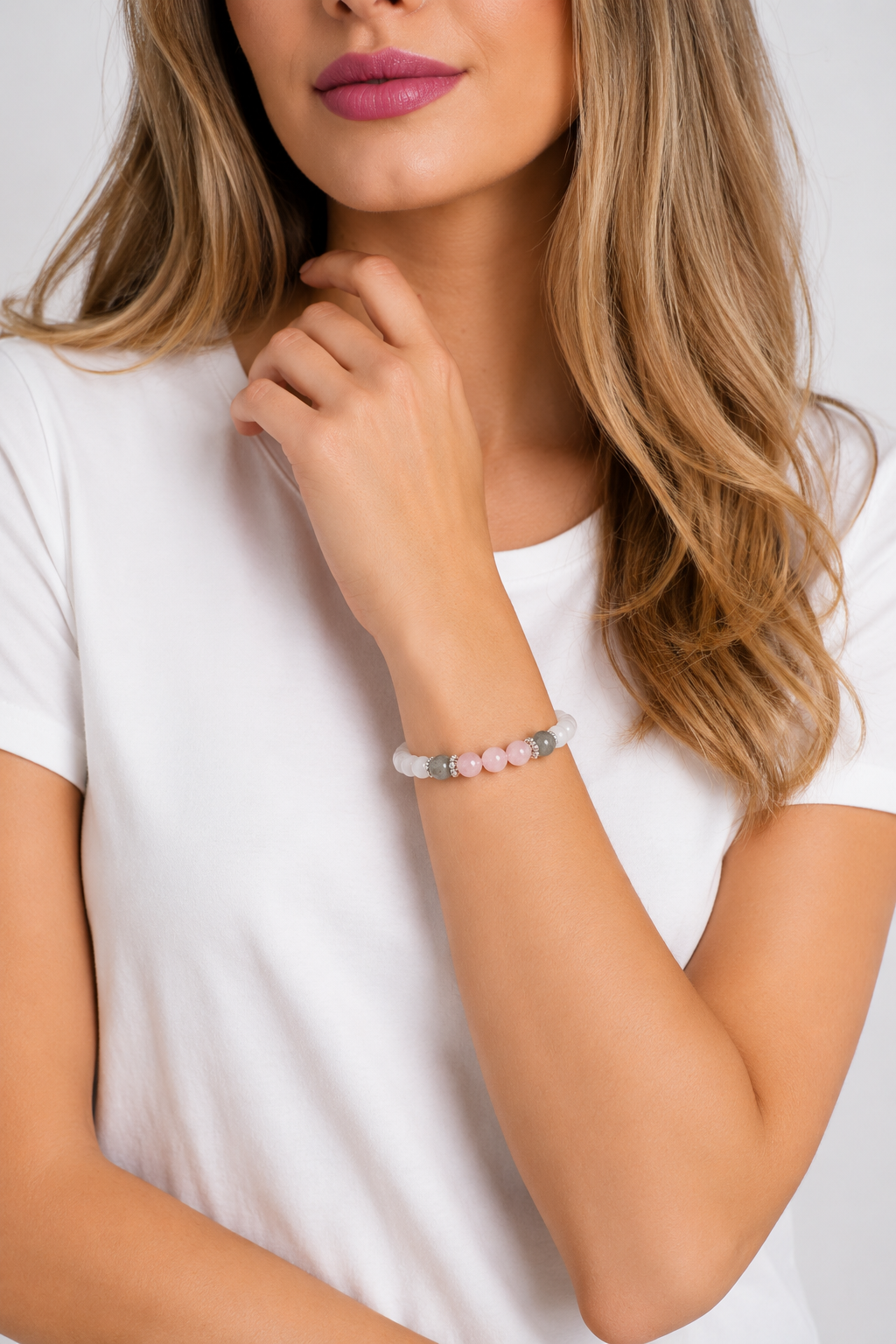 🌙 New Beginnings & Love Crystal Bracelet