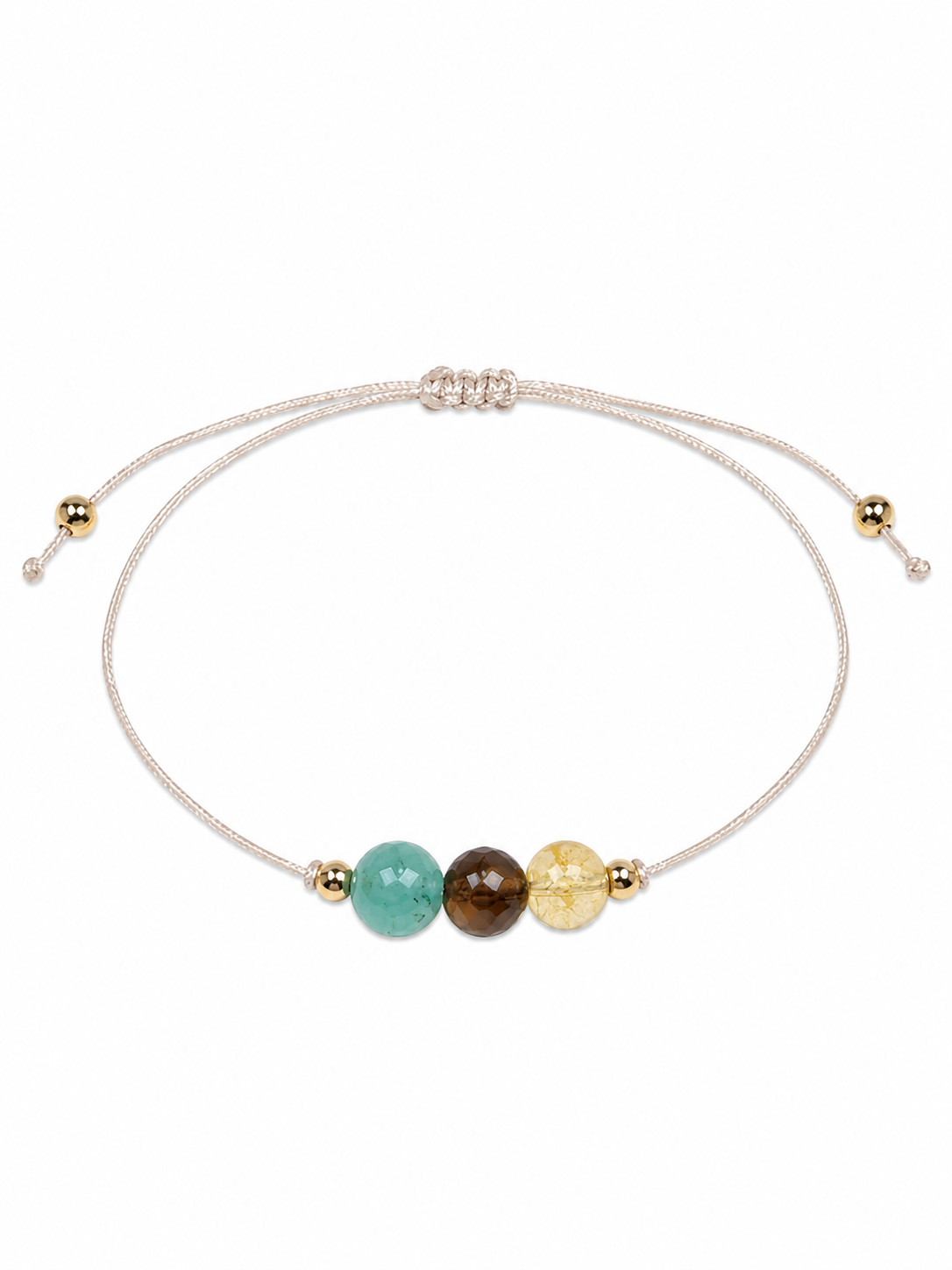 💛 Tigers Eye, Citrine & Aventurine Bracelet – Positive Energy Gift