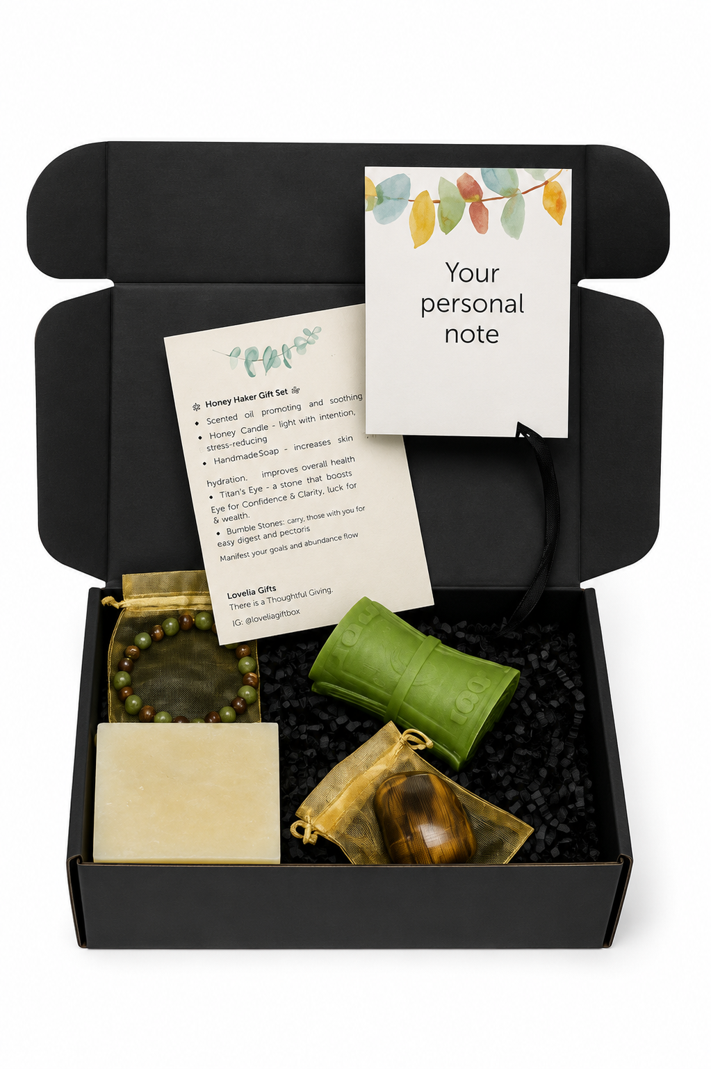 💼 Men’s Gift Box – Wealth & Prosperity Bracelet Set