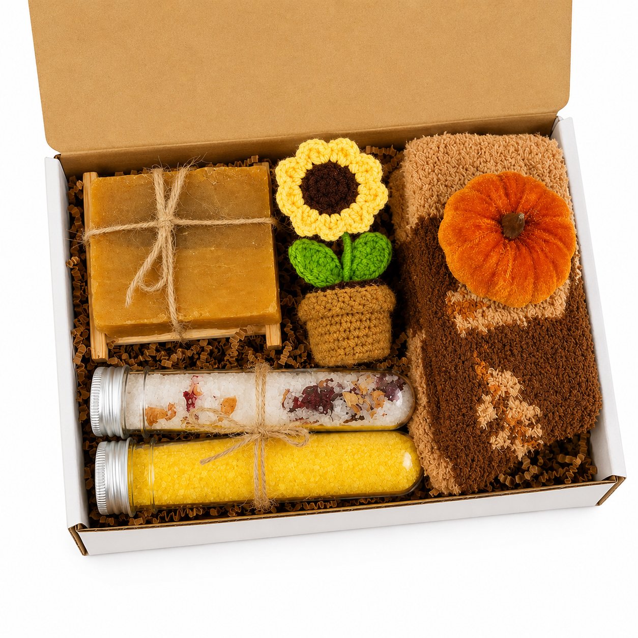 Cozy Fall Gift Box for Her, Autumn Care Package, Hot Cocoa Gift, Thinking of You Gift, Get Well Soon Gift, Fall Birthday Gift Self Care Gift