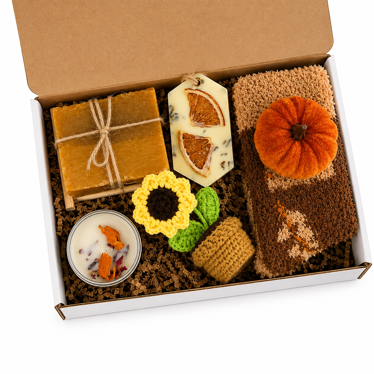 Cozy Fall Gift Box for Her, Autumn Care Package, Hot Cocoa Gift, Thinking of You Gift, Get Well Soon Gift, Fall Birthday Gift Self Care Gift