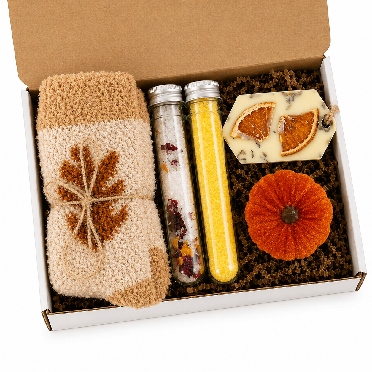 Cozy Fall Gift Box for Her, Autumn Care Package, Hot Cocoa Gift, Thinking of You Gift, Get Well Soon Gift, Fall Birthday Gift Self Care Gift