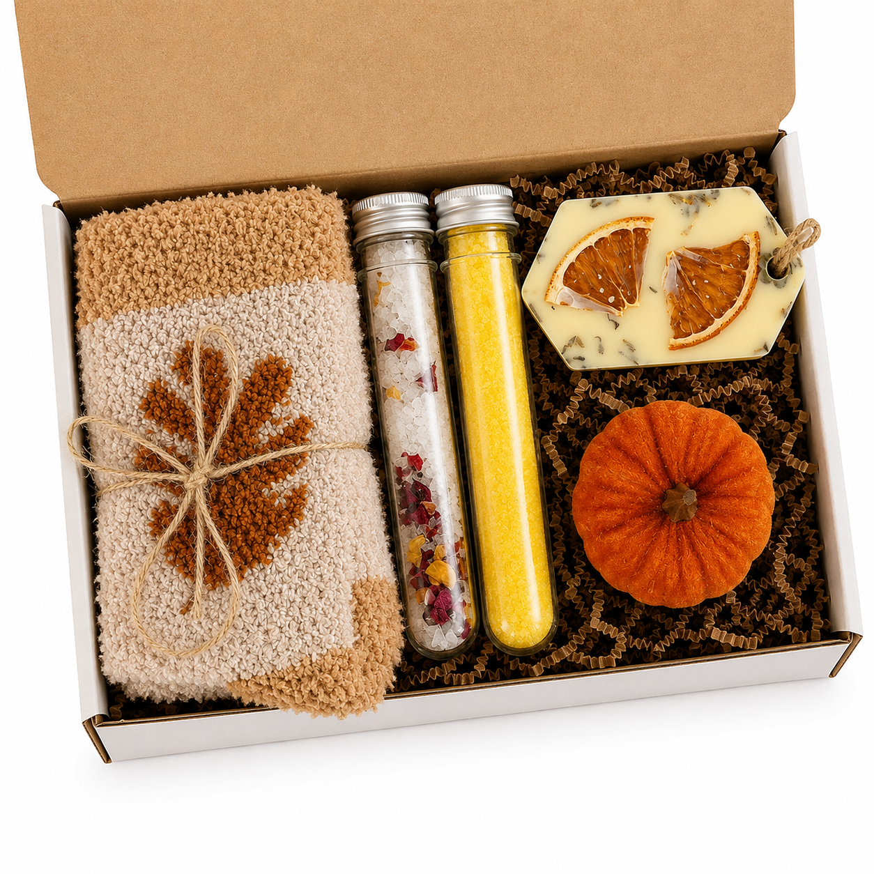 Cozy Fall Gift Box for Her, Autumn Care Package, Hot Cocoa Gift, Thinking of You Gift, Get Well Soon Gift, Fall Birthday Gift Self Care Gift