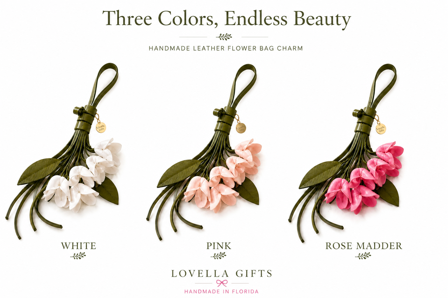 Sun Charm Bag Accessory | Botanical Purse Charm