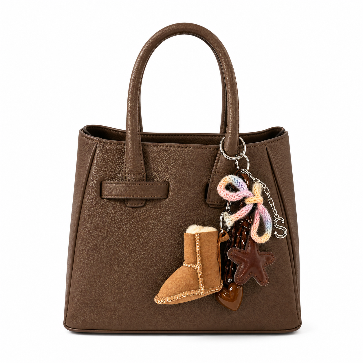 Personalized Boot Bag Charm | Initial Purse Charm