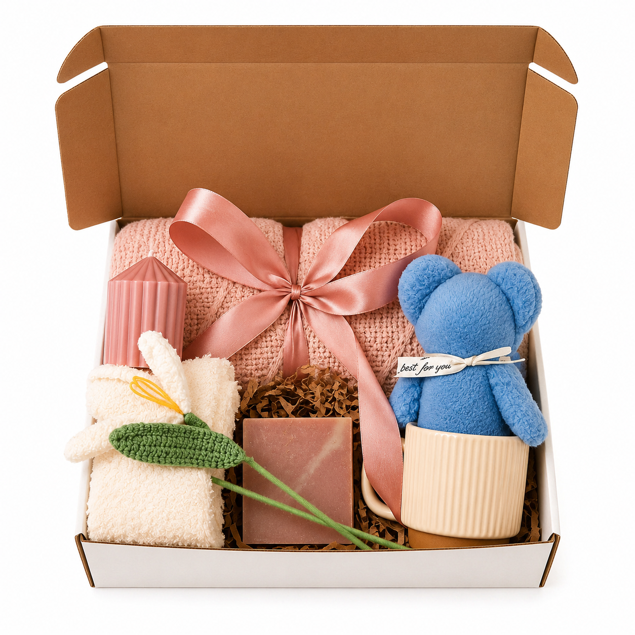 🤗 Thinking of You Cozy Care Package – Hug In a Box & Self Care Gift