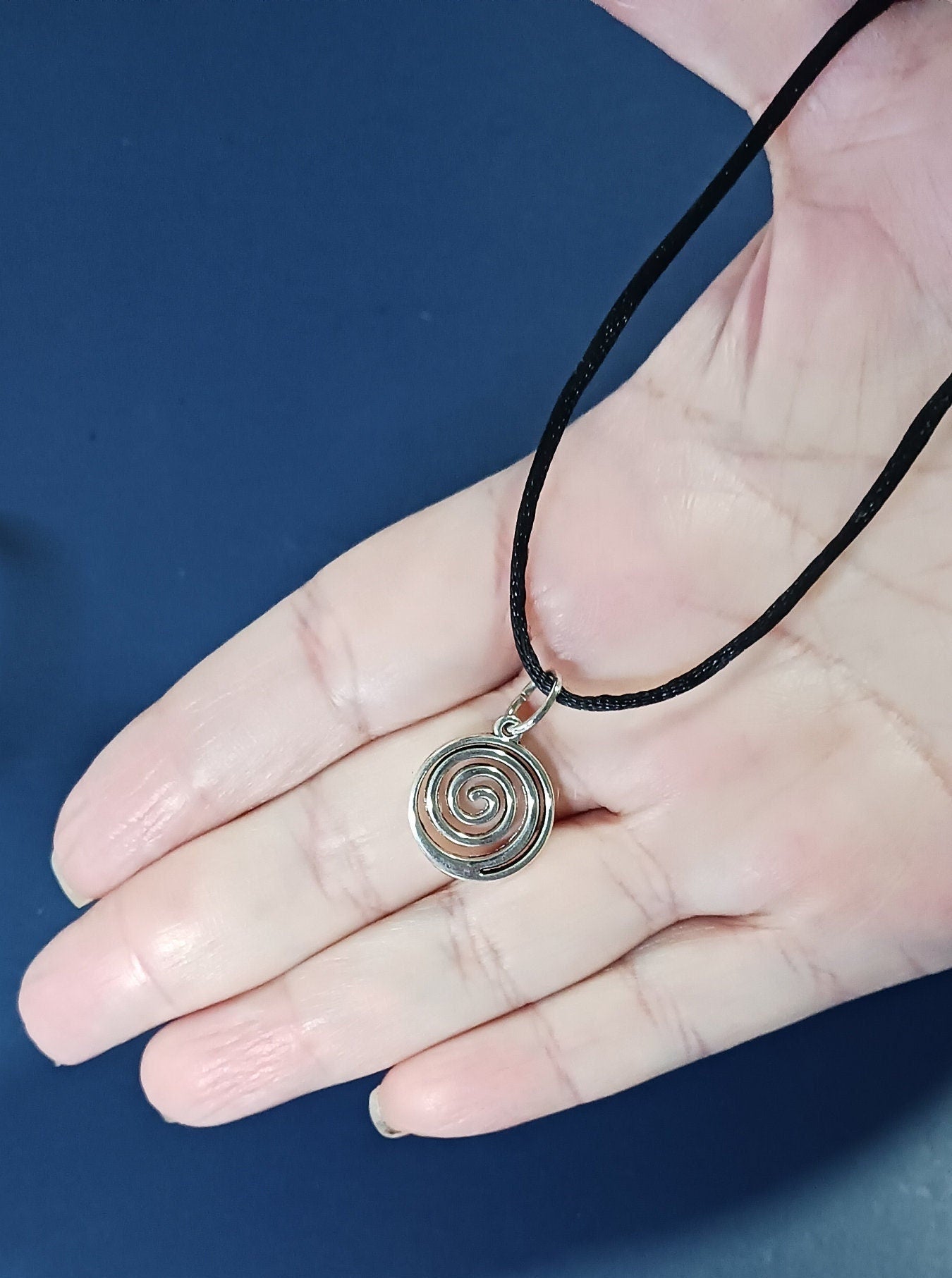 Spiral Necklace, Y2K necklace, Protection necklace, Evil Eye Necklace, 16th birthday gift, 18th birthday gift, mother daughter gift, best friend necklace, 16th birthday, 21st birthday, simple necklace, 18th birthday, Godmother gift