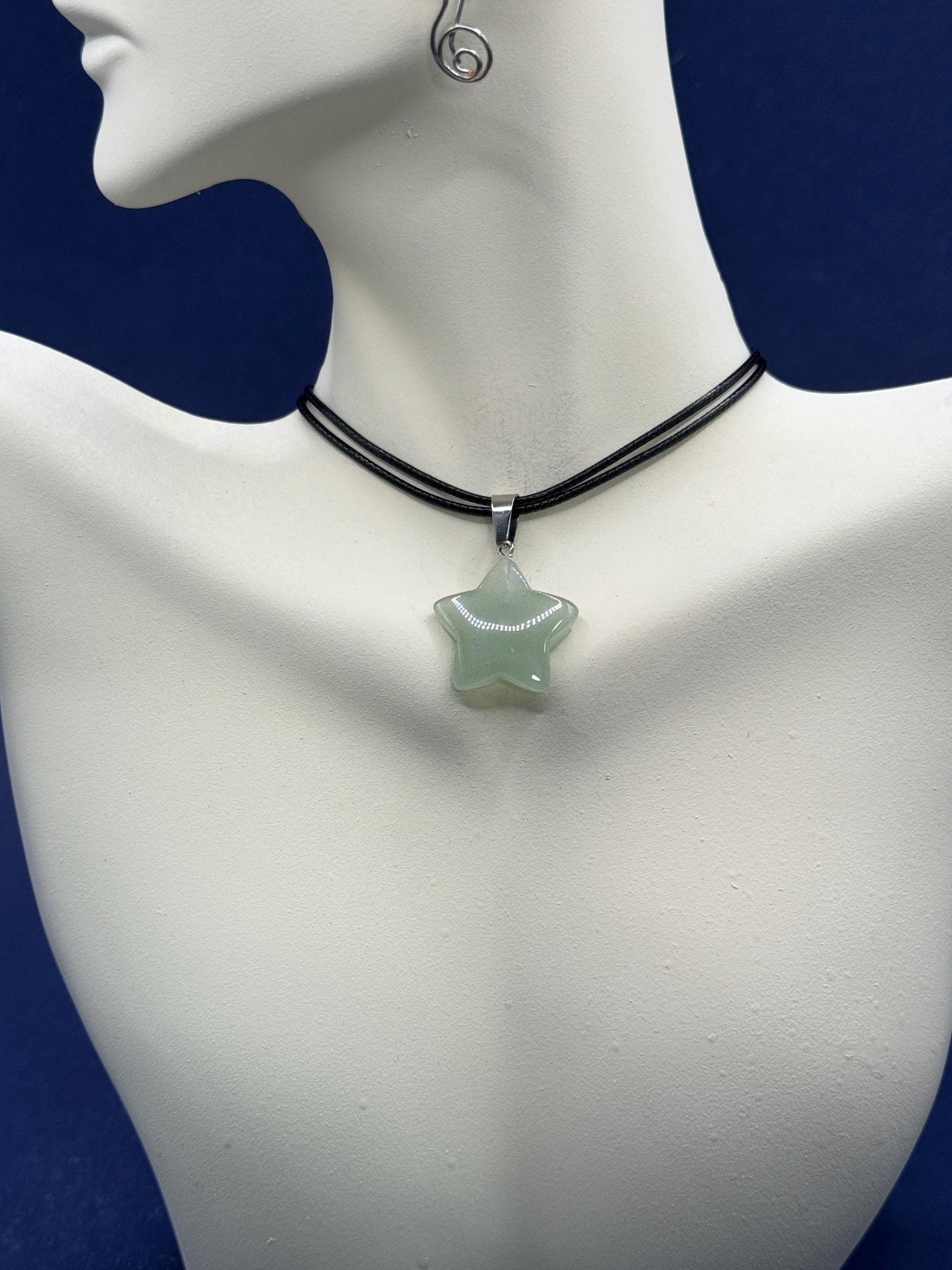Jade jewelry, Y2K necklace, 30th birthday gift, Jade Necklace, daughter in law gift, mom necklace, Star Necklace, 21st birthday gift, Mama necklace, Protection necklace, best friend necklace, 18th birthday gift, best friends jewelry
