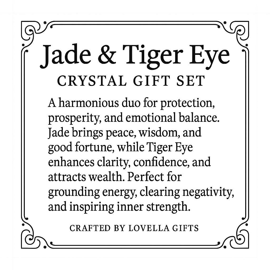 Crystal gift set, Crystal for prosperity and success, Crystal for travel, Safe travels, Protection, Travel gift for travels, Protection Set