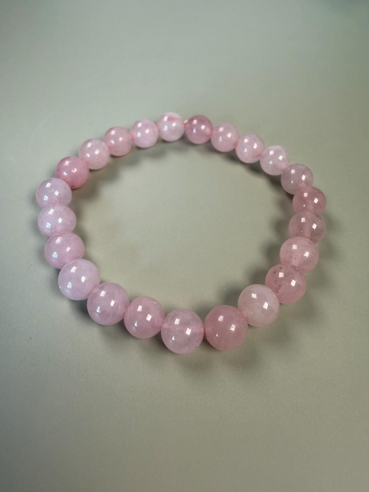Rose Quartz, Rose Quartz bracelet, mother of groom gift, thank you gift , for sister, evil eye bracelet, best friend bracelet, friendship bracelet, gemstone bracelet, mom bracelet, Gift for aunt, Protection bracelet, estate jewelry!
