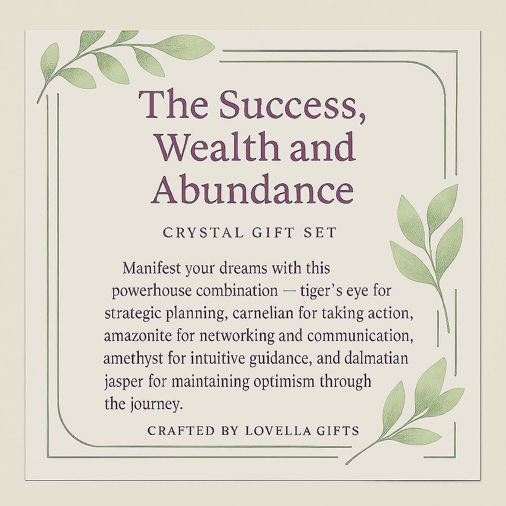 Crystal set, The success wealth and abundance crystal set, Tiger Eye Carnelian Amazonite Amethyst Crystal gift, Meditation stone, Money meditation aid, Real Crystal, Tumble Stone, Crystal kit, Manifest money, Prosperity stone, Crystal for wealth Meditation stone, Crystal kit, Crystal set