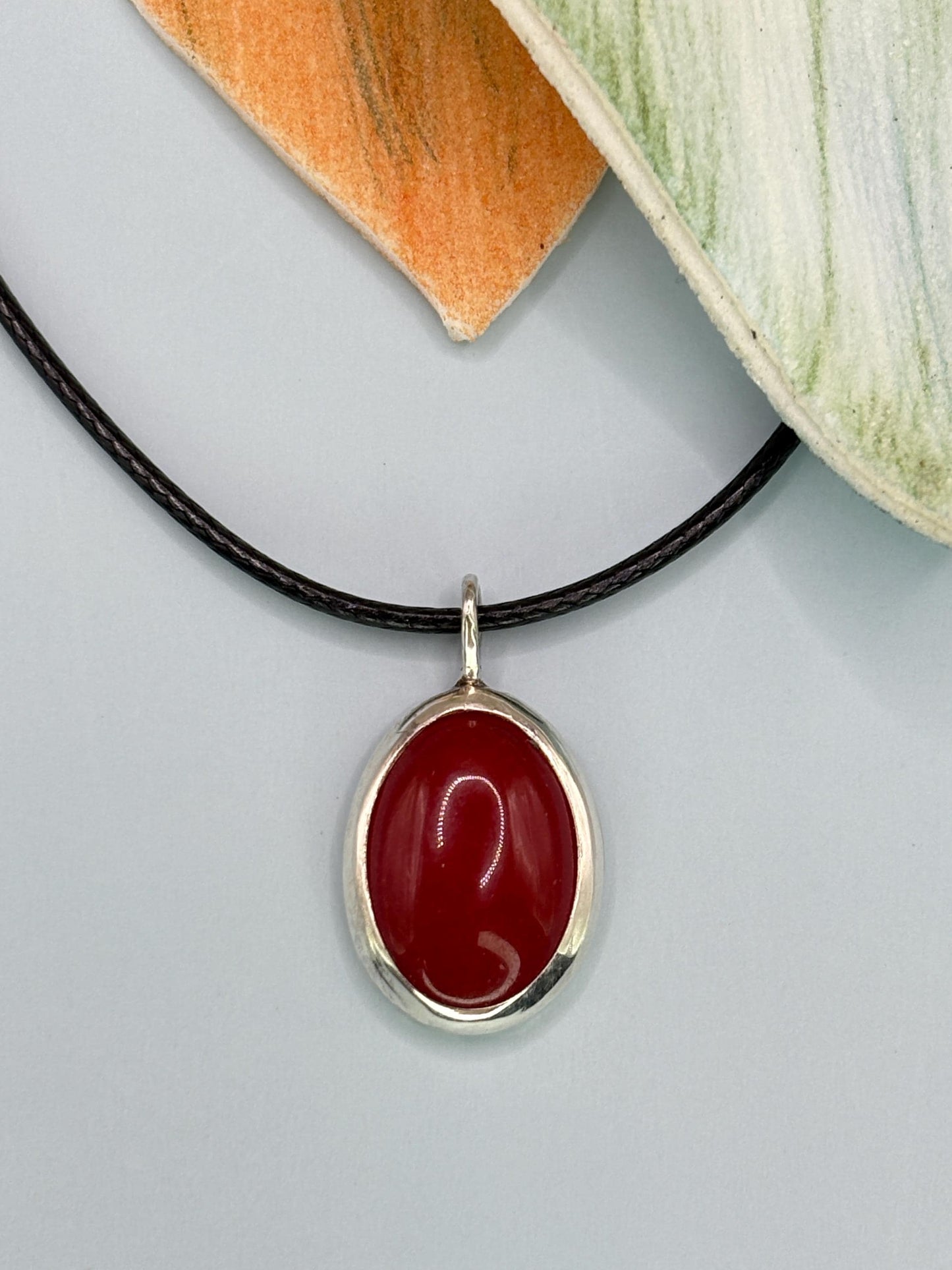 Carnelian necklace, Carnelian jewelry, Y2K necklace, Protection necklace, everyday necklace, simple necklace, best friend necklace, 25th birthday gift, nature jewelry, 30th birthday gift, 40th birthday gift, Mom necklace, dainty necklace