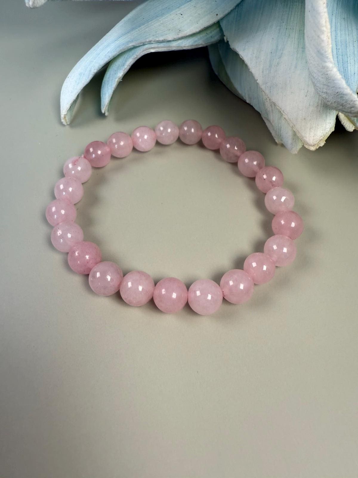 Rose Quartz, Rose Quartz bracelet, mother of groom gift, thank you gift , for sister, evil eye bracelet, best friend bracelet, friendship bracelet, gemstone bracelet, mom bracelet, Gift for aunt, Protection bracelet, estate jewelry!