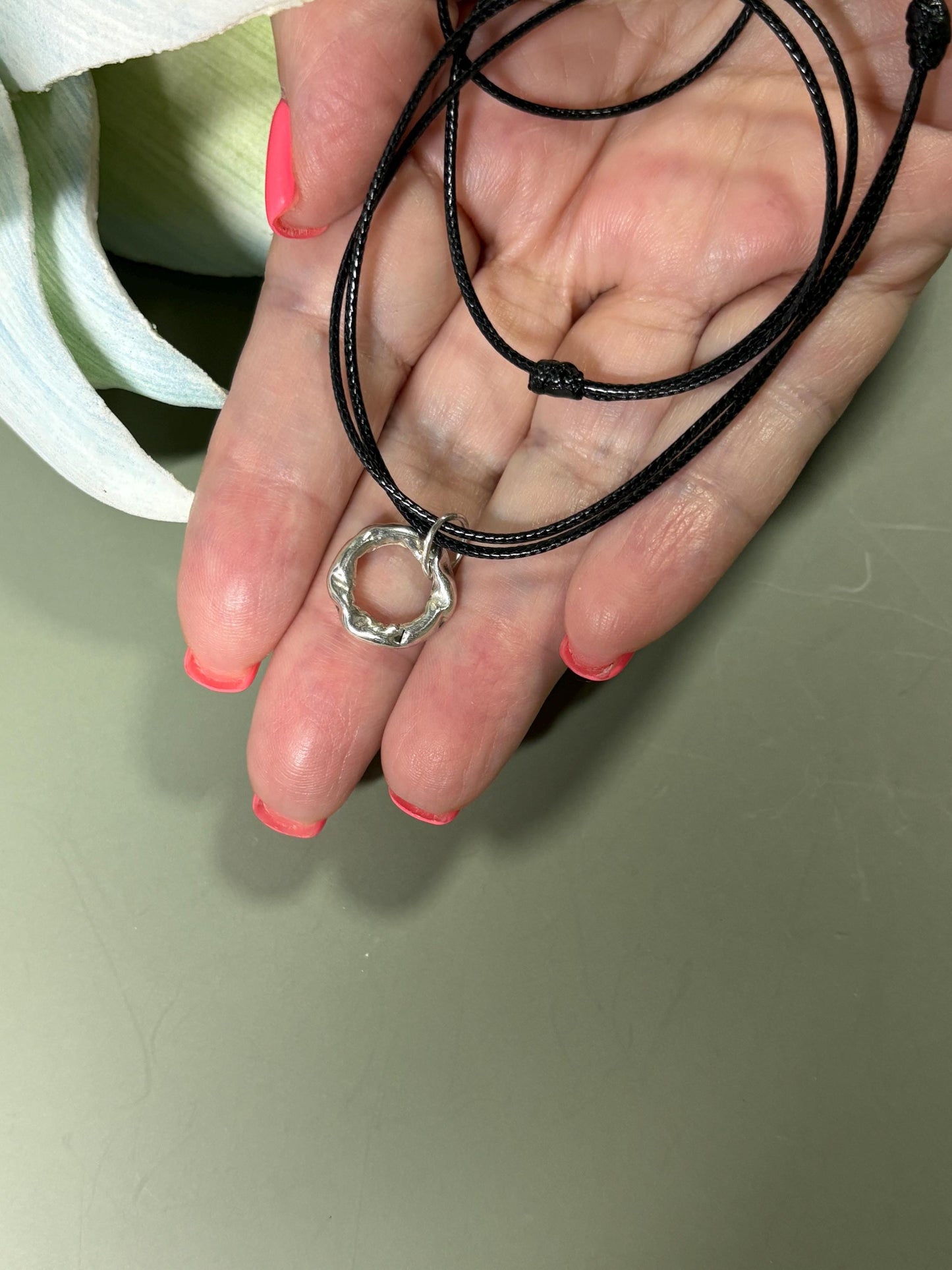 Circle necklace, Sterling silver, Waterproof jewelry, best friend necklace, Protection Y2K necklace, Evil Eye Necklace, 18th birthday gift, 25th birthday gift, 30th birthday gift, 40th birthday, Mama necklace, Godmother gift, 21st birthday gift