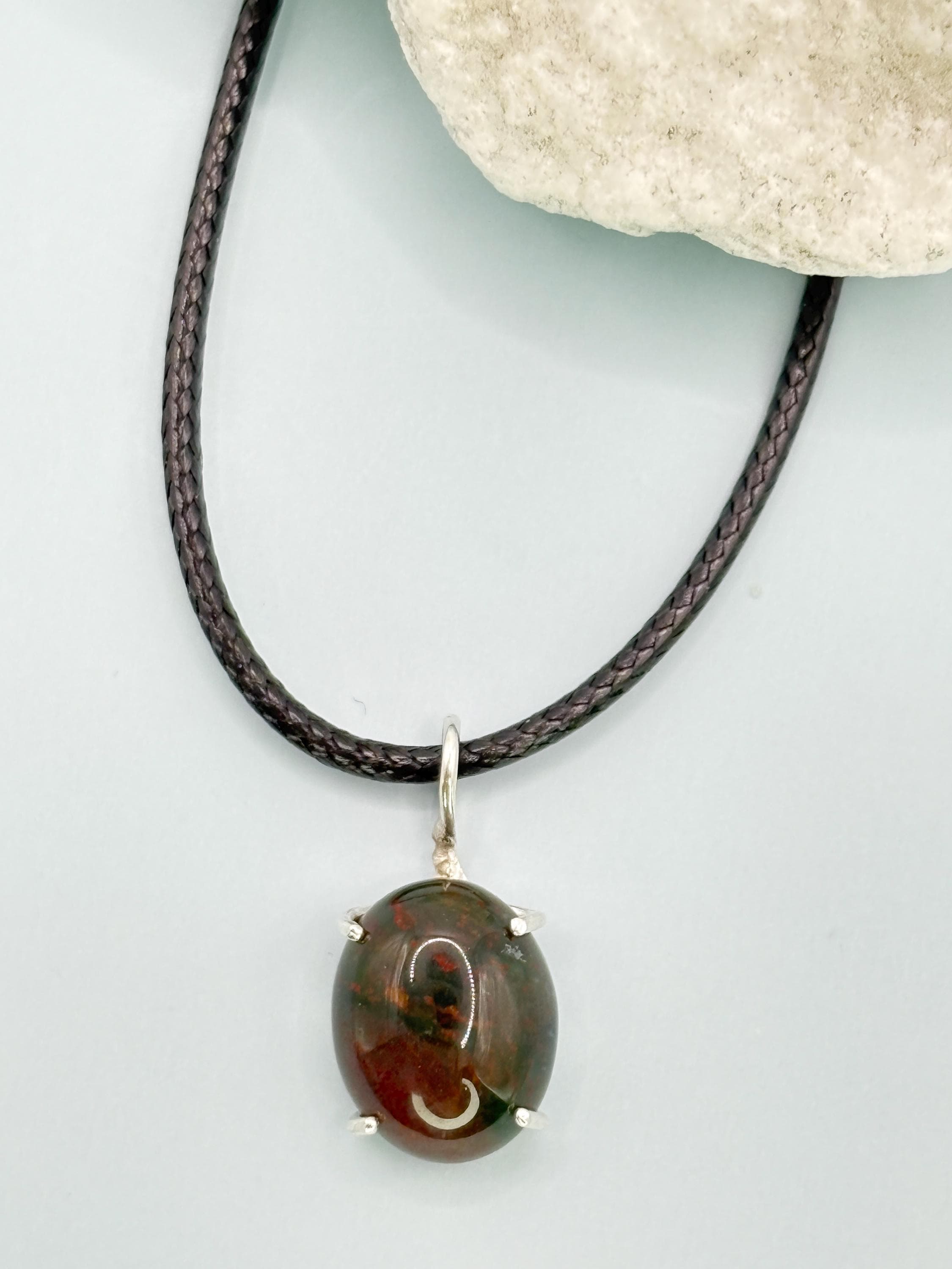 Evil Eye necklace, 30th birthday, 40th birthday gift, Sister necklace, First time mom gift, 30th birthday gift, 40th birthday gift, gemstone necklace, Big sister gift, Protection necklace, moss agate necklace, Mama necklace