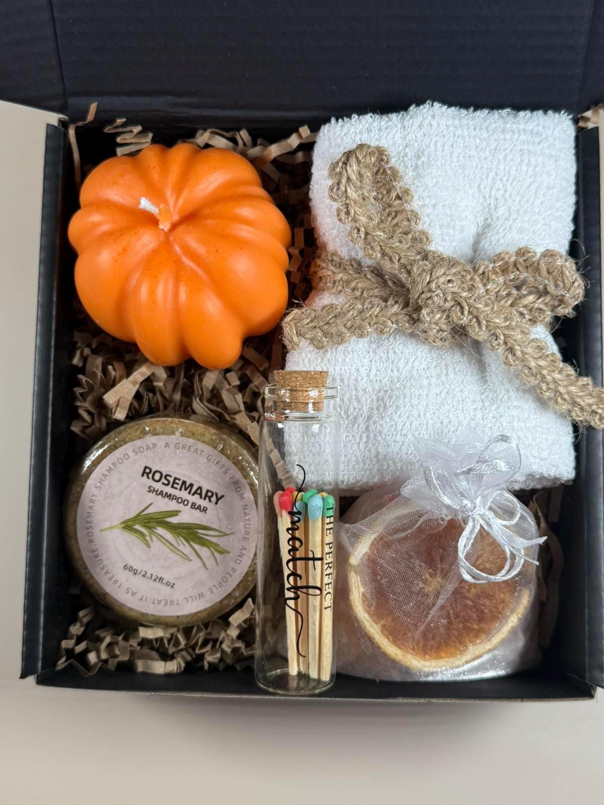 Cozy fall set Spooky Season Gift Harvest Gift Pumpkin Spice Halloween Gifts Boo Basket Fall Spa Care Package Sending Hugs Hello Fall Gift