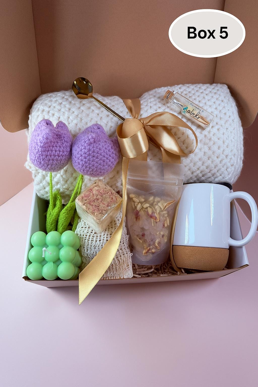 Get Well Soon Gift Box – Cozy Blanket Care Package, Thinking of You Basket