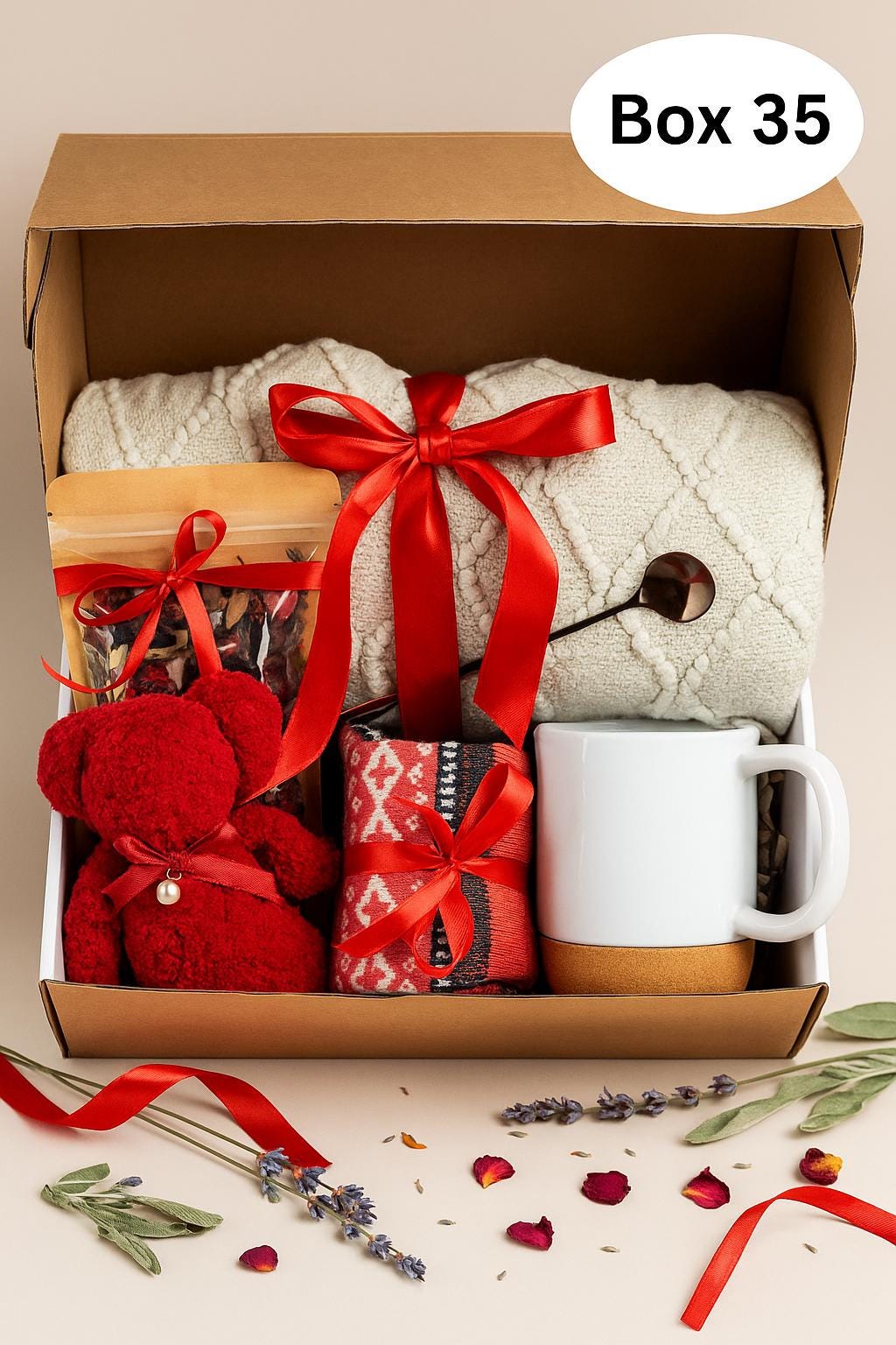 Christmas Gift Baskets, Christmas Gift Baskets for Women, Cozy Holiday Care Package, Self Care Gifts for Women, Christmas Gift for Her, Xmas Gift Box, Holiday Self Care, Hygge Gift Box