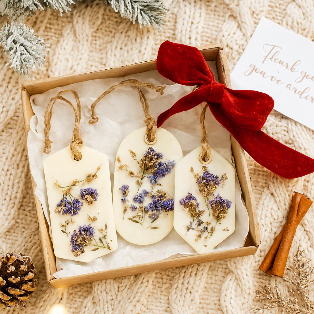 Natural sachets, Scented sachets, Birthday Gift, Christmas Gift, Mothers Day, Dried Flowers, Home Decor, Wax Tablet, Party Favors, Home fragrance, Christmas wax sachets, Holiday wax ornaments, Handmade Christmas gifts, Natural wax sachets, Winter fragrance sachets, Wax sachet with ribbon, Handmade wax Christmas decor