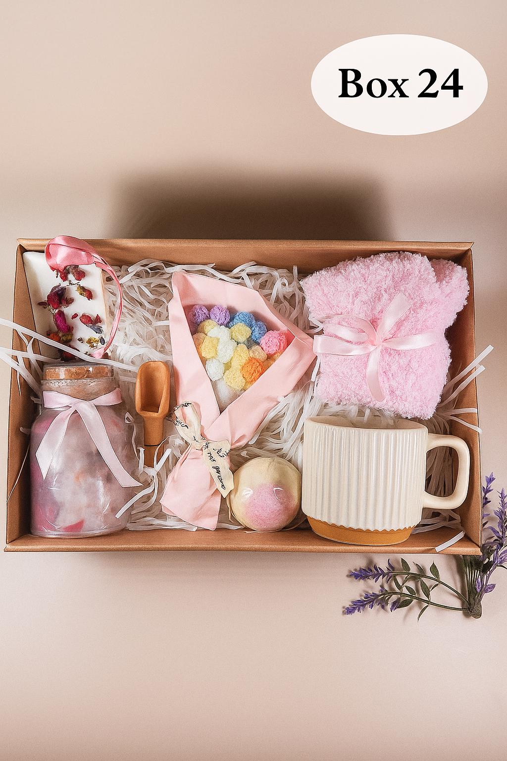 Get Well Soon Gift Box – Cozy Blanket Care Package, Thinking of You Basket