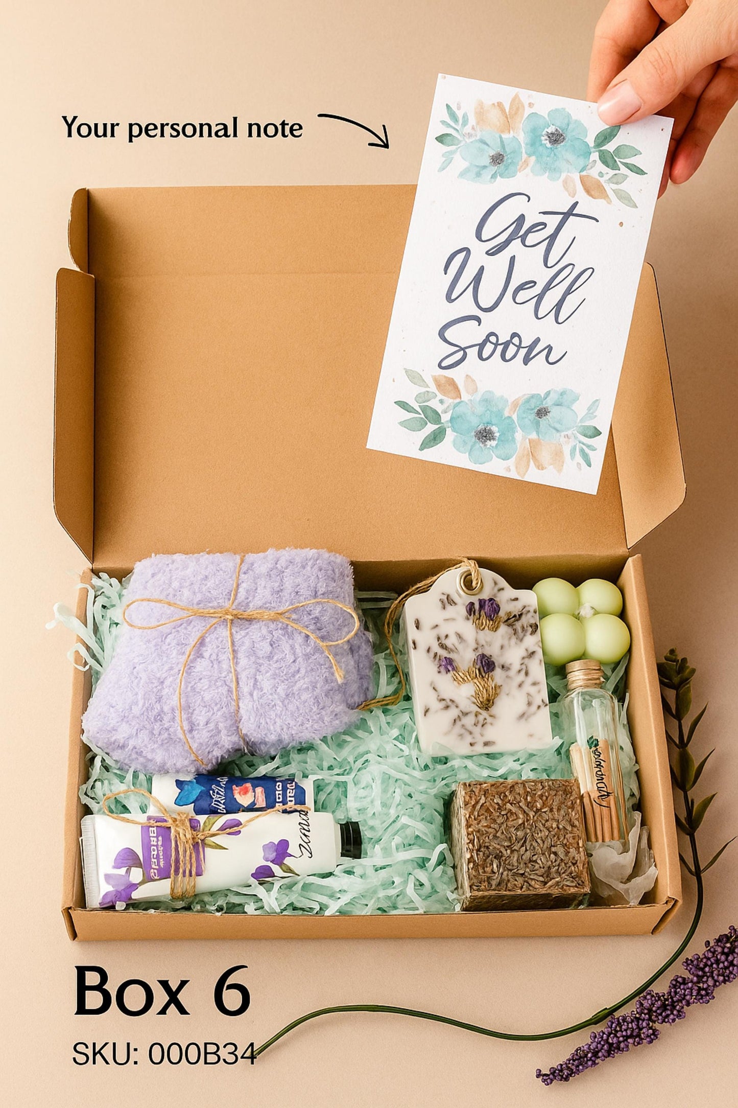 Spa Gift Box, get well soon gift, recovery care package, eco friendly self care box, handmade spa set, relaxing get well gift, sunflower comfort gift, stress relief spa box, self care recovery gift, wellness gift box, relaxation gift box, stress relief spa gift, eco friendly self care set, sunflower calming box, handmade natural spa set, relaxation candle soap gift, mindfulness gift box