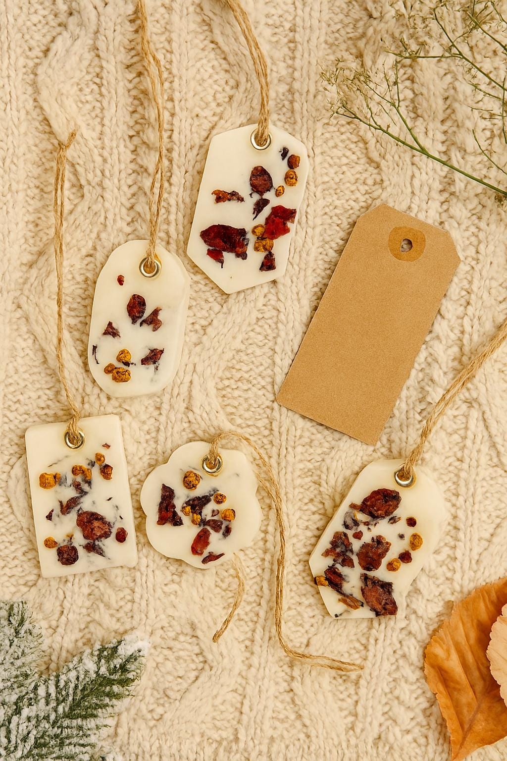 Rose Wax Sachet, Botanical Wax Tablet, Handmade Closet Freshener, Natural Wax Ornament, Dried Flower Sachet, Scented Wax Tag, Aromatherapy Sachet, Wax Air Freshener, Eco-Friendly Home Décor, Wax Drawer Freshener, Wax Sachet Gift Set, Rose Petal Wax, Twine Loop Sachet, Handmade Wax Décor, Wax Sachet Trio