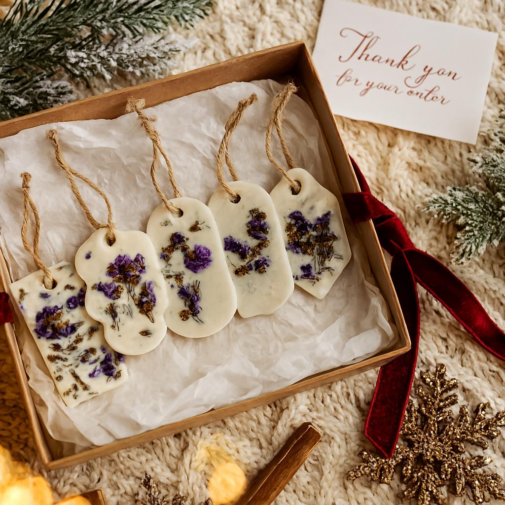 Natural sachets, Scented sachets, Birthday Gift, Christmas Gift, Mothers Day, Dried Flowers, Home Decor, Wax Tablet, Party Favors, Home fragrance, Christmas wax sachets, Holiday wax ornaments, Handmade Christmas gifts, Natural wax sachets, Winter fragrance sachets, Wax sachet with ribbon, Handmade wax Christmas decor