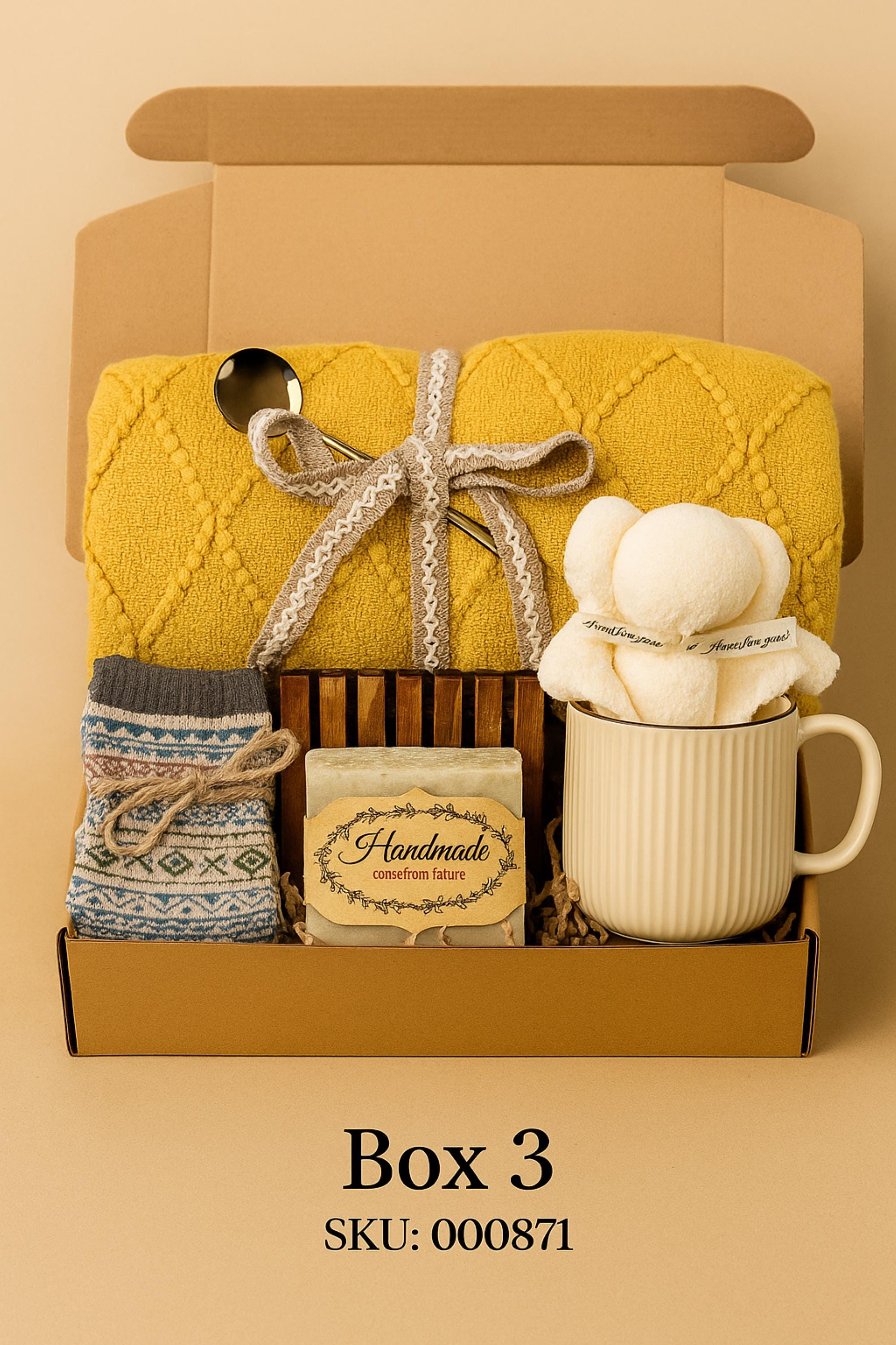 Cozy Gift Box, Hug in a Box, Handmade Soap Gift, Cozy Socks Gift, Bath Salt Gift Box, Self Care Package, Affordable Gift Set, Small Gift Box, Handmade in Florida, Crochet Flower Gift, Comfort Care Package, Spa Gift Box, just because gift box, sunflower self care set, eco friendly spa gift, handmade soap and candle, sunflower surprise gift, natural spa box, small gift just because, cozy spa gift set, Sunflower spa gift set, Thank you spa gift, small business gift