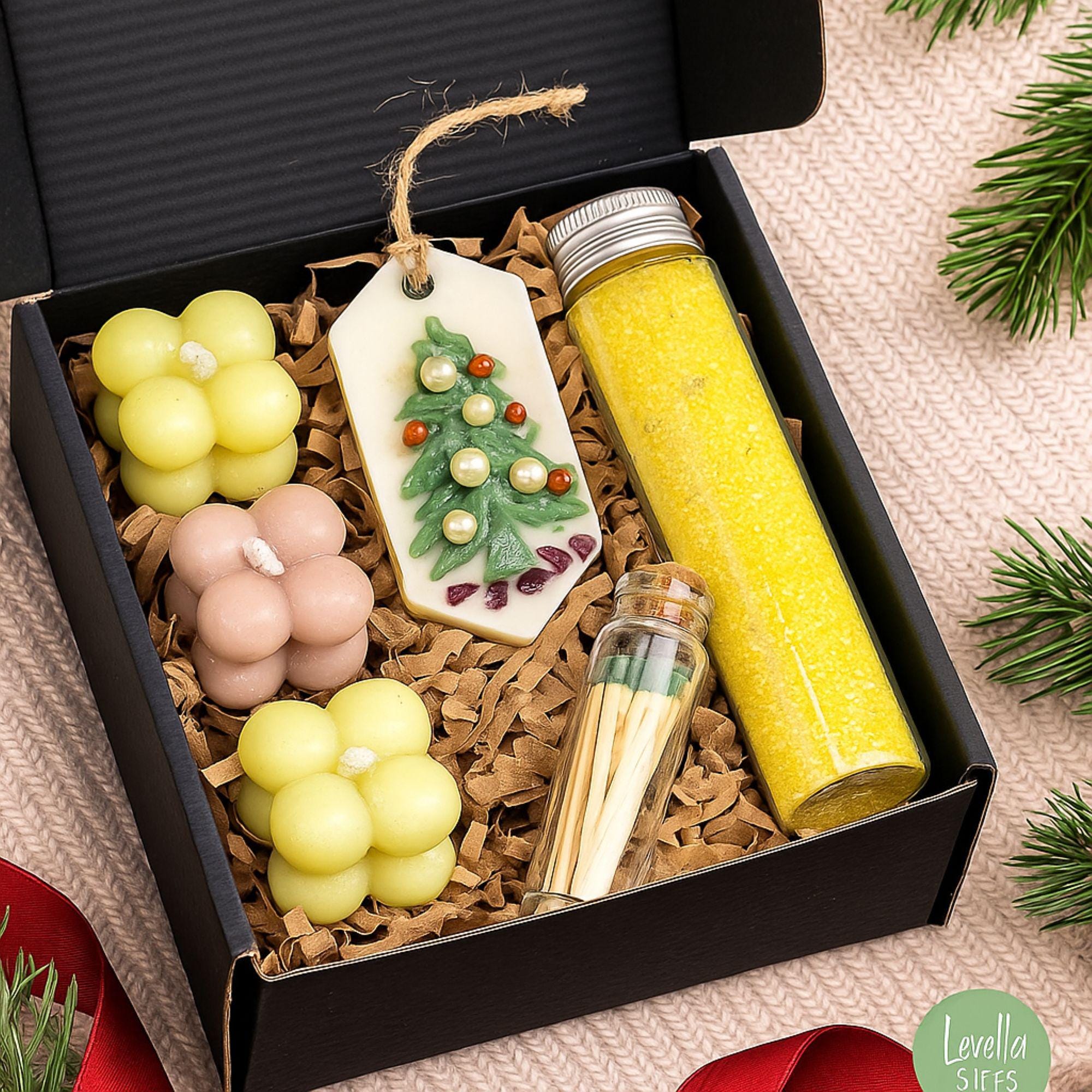 Christmas Gift Box, Holiday Spa Gift, Handmade Soap Gift, Crochet Flower Box, Cozy Winter Gift, Self Care Christmas Box, Holiday Candle Set, Thinking of You Gift, Secret Santa Gift, Handmade Spa Set, Natural Bath Gift, Eco Friendly Gift Box, Lovella Gifts Christmas, Crochet Flower Gift, Comfort Care Package, Spa Gift Box, just because gift box, natural spa box
