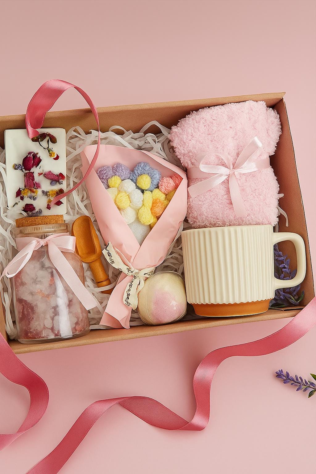 sympathy gift box, comfort and healing spa set, thinking of you gift, get well soon care package, cozy comfort gift, bereavement box, handmade spa gift, self care basket, wellness gift for women, hug in a box, lavender spa box, support gift for friend, feel better gift set, handmade comfort box, relaxation gift for her