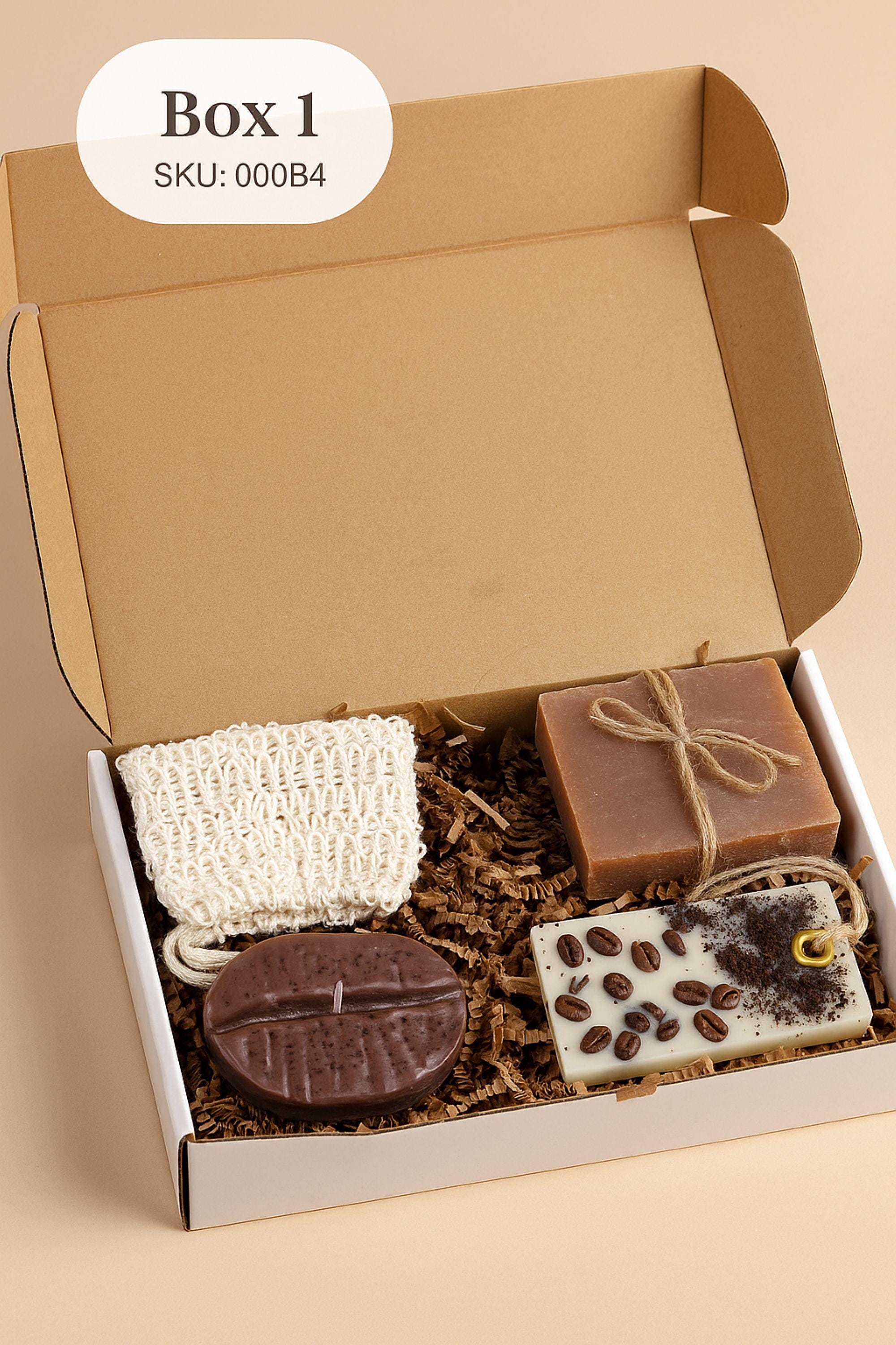 mothers day coffee lover gift box for mom cozy care package with coffee bean candle coffee wax sachet handmade soap soap bag coffee themed self care gift for women relaxation spa gift set thoughtful gift for mom who loves coffee unique coffee gift box ready to gift cozy aesthetic pamper gift for her coffee lover present