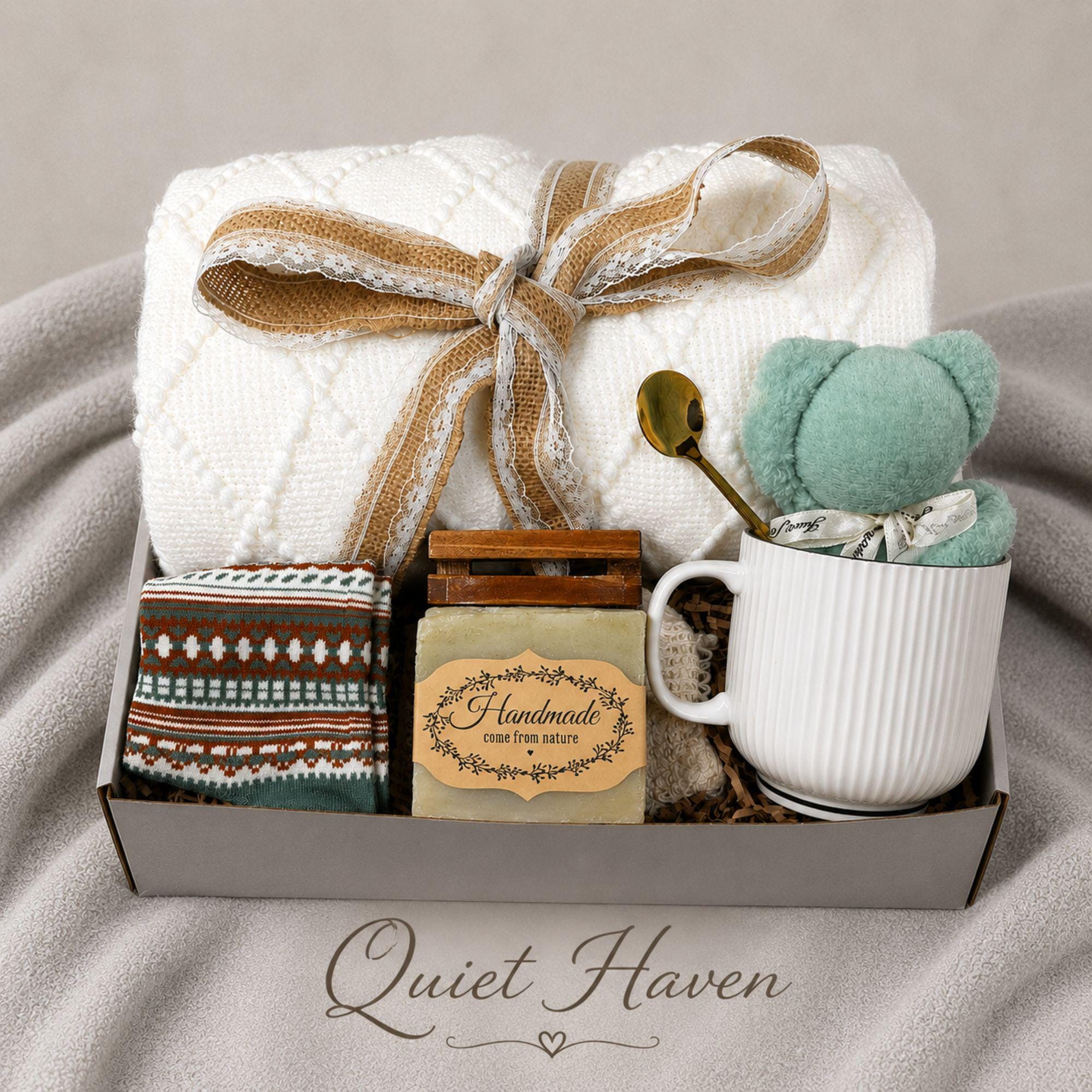 Pregnancy Loss Gift miscarriage care package with gentle comfort items, baby loss memorial support, sympathy gift for mom, and thoughtful bereavement presentation.