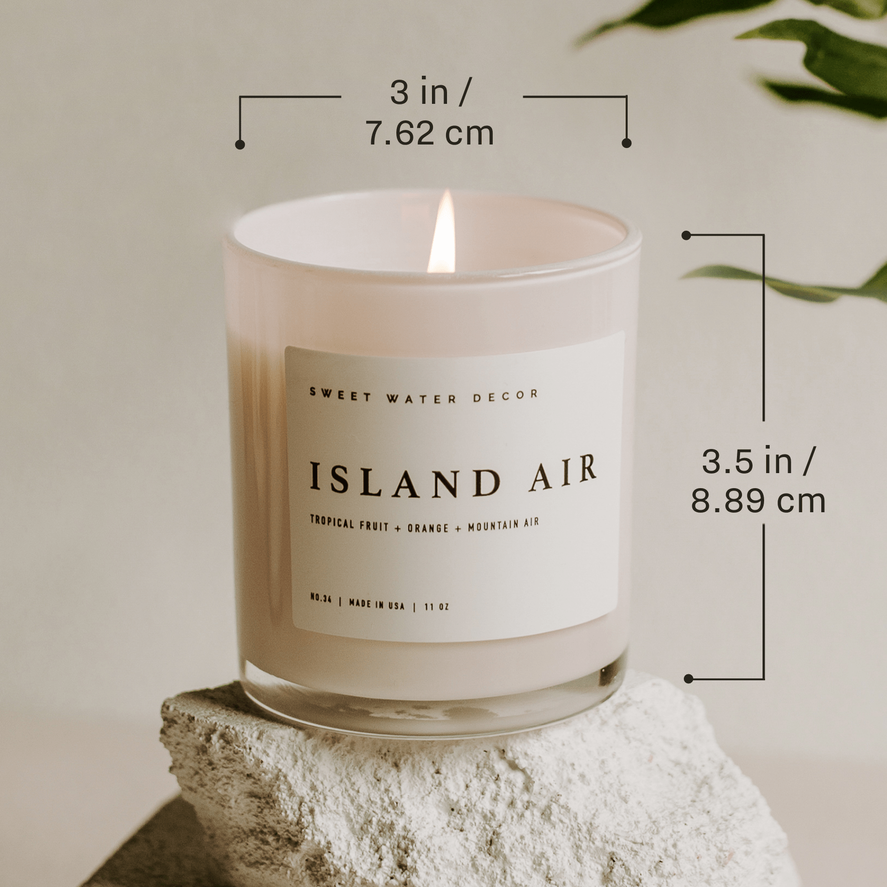 Hello Fall Soy Candle - White Jar, 11 oz - view 6