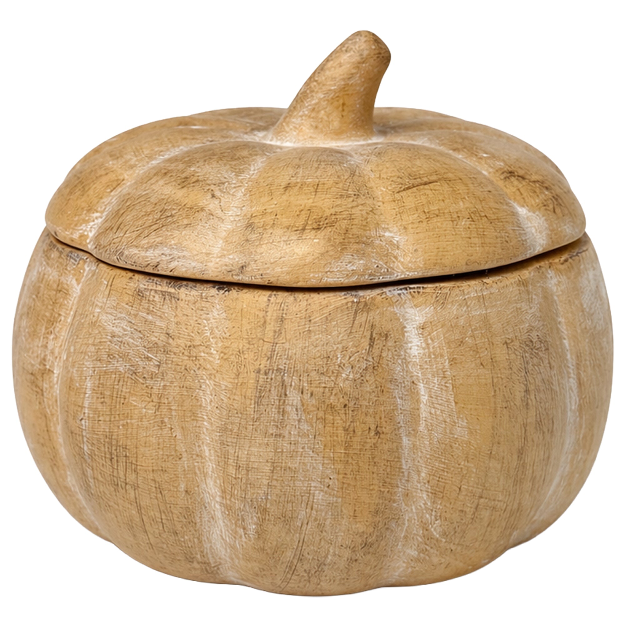 Pumpkin Spice Candle - Ceramic Pumpkin Jar, 8 oz - view 9