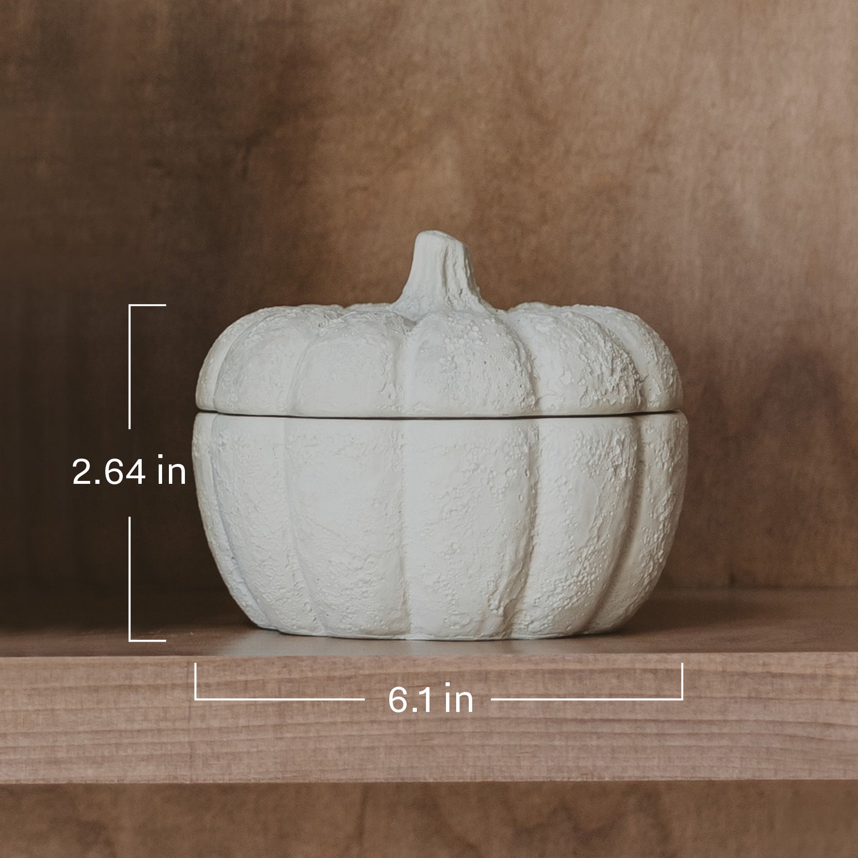 Cashmere Vanilla Pumpkin Candle - Cement Jar, 13.5 oz - view 7