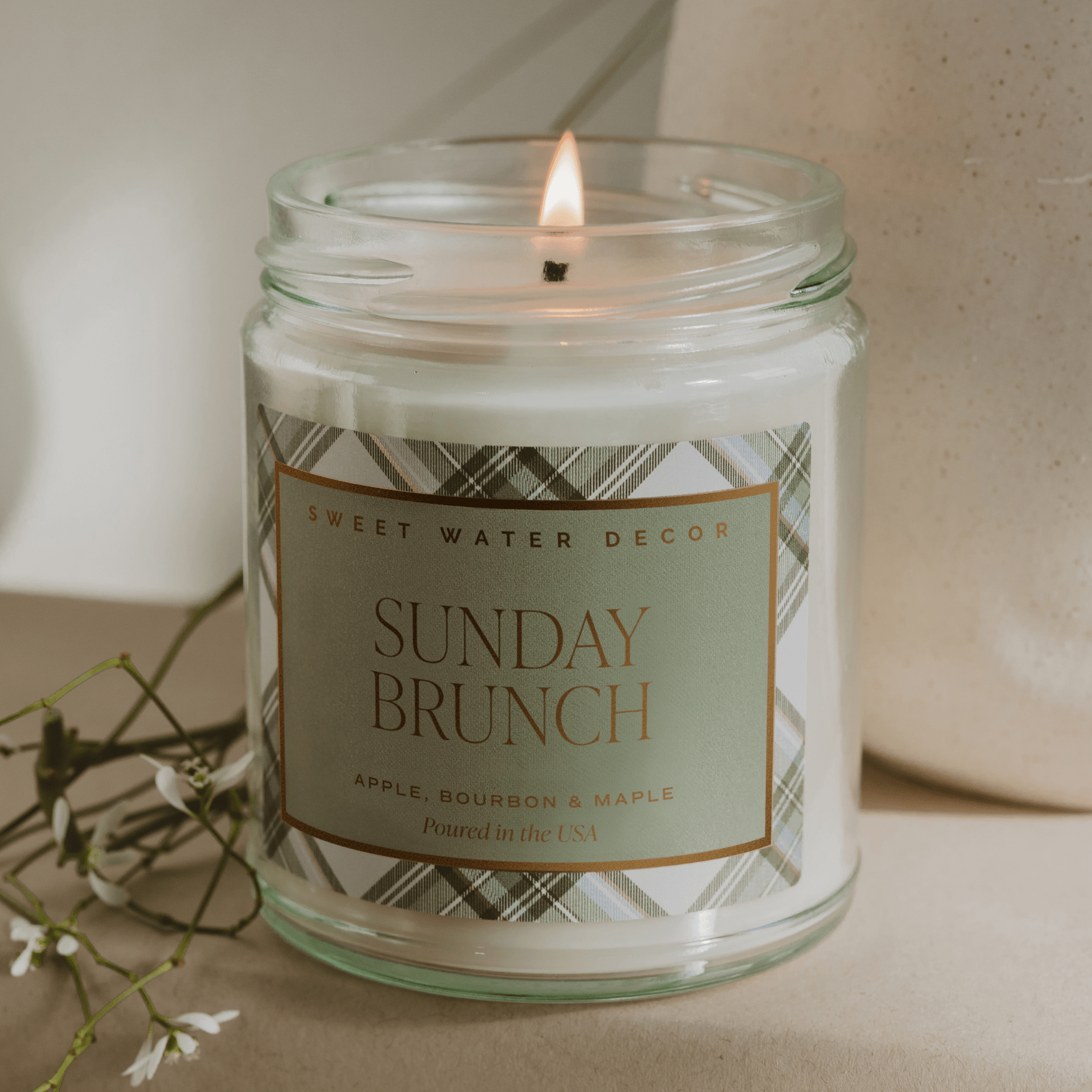 Sunday Brunch Soy Candle - Apple Maple Scent, 9 oz - view 2