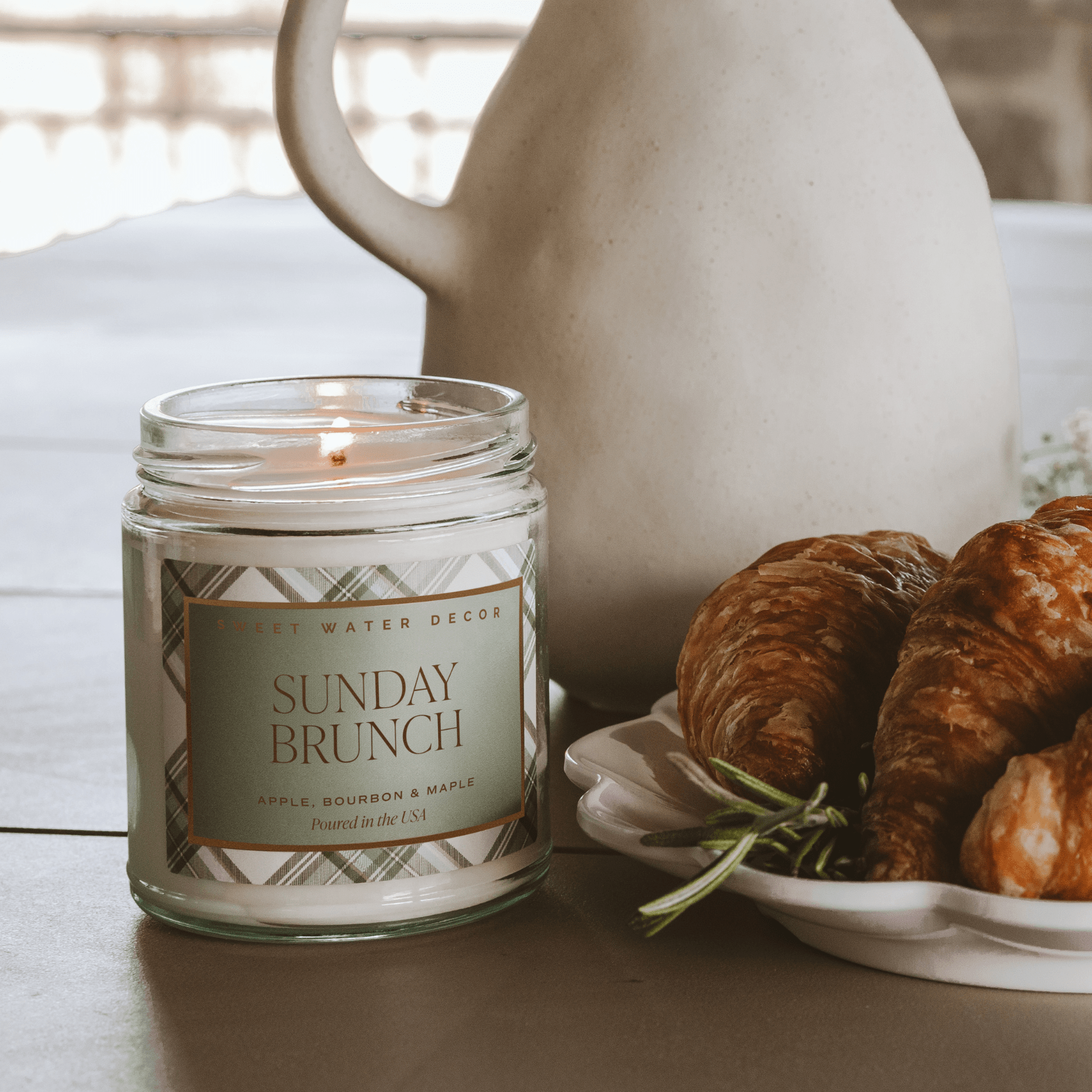 Sunday Brunch Soy Candle - Apple Maple Scent, 9 oz - view 3