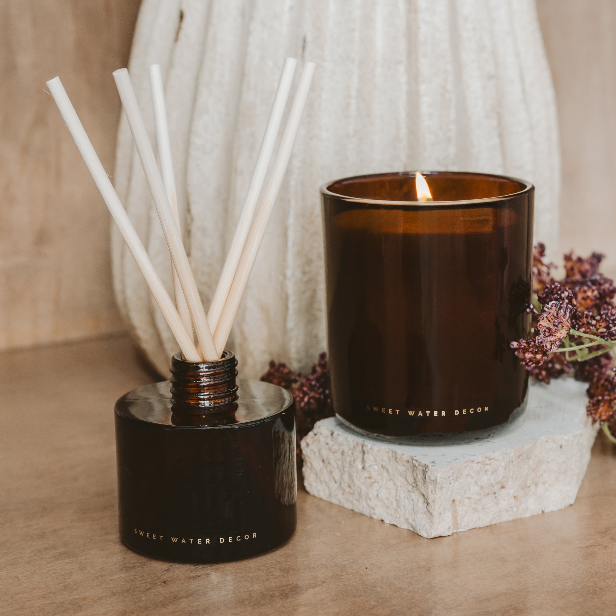 Farmhouse Soy Candle - Boxed Amber Jar, 12 oz - view 4