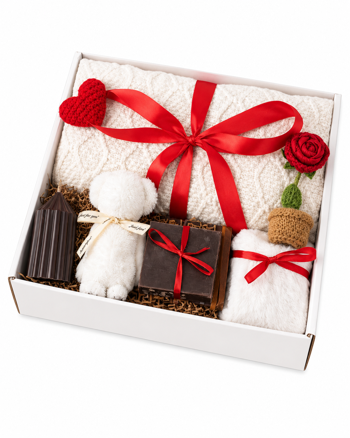 Cozy Blanket Gift Box Large Self Care Set