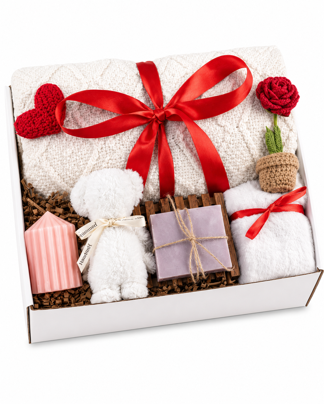Cozy Blanket Gift Box Large Self Care Set