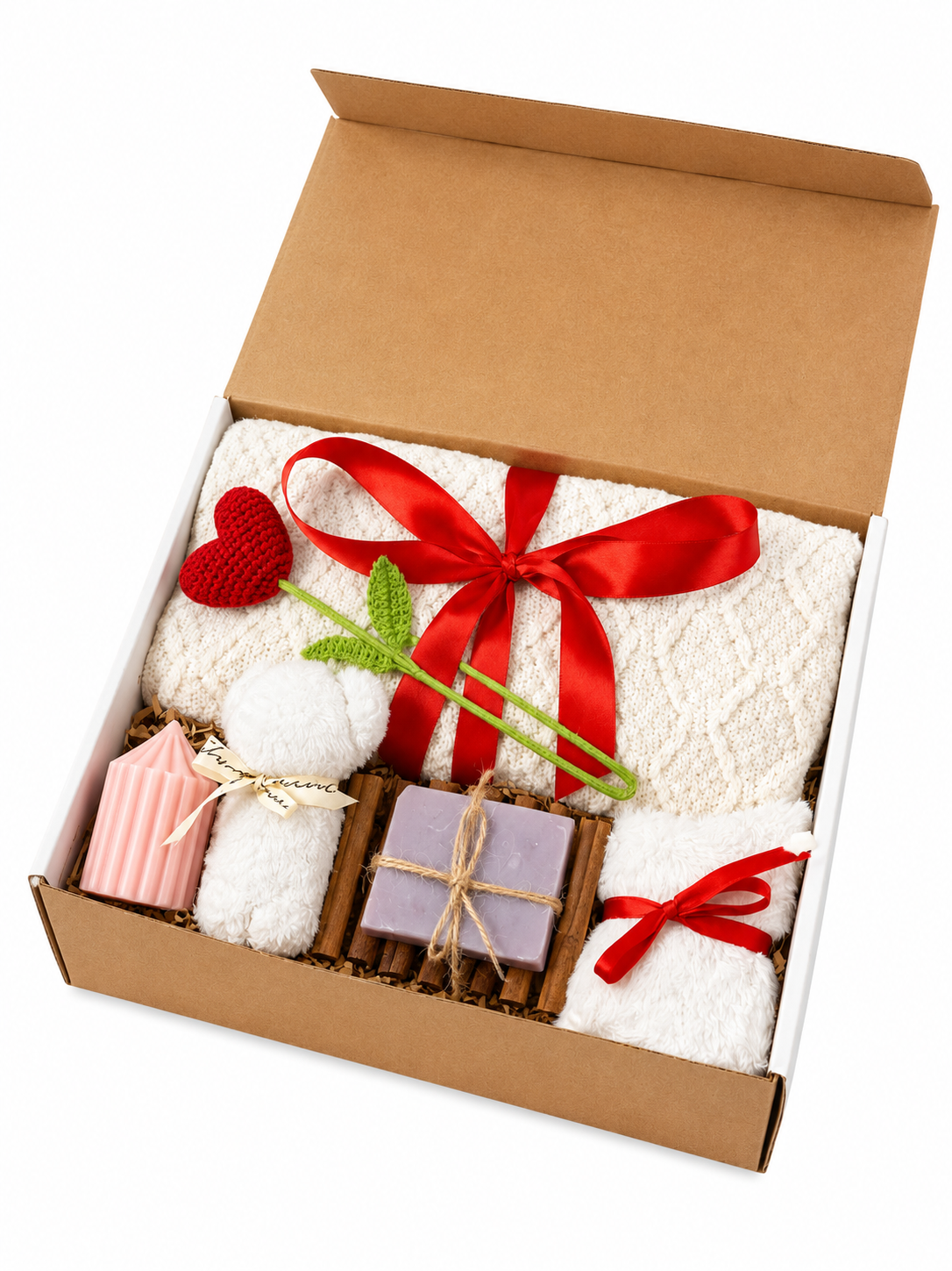 Cozy Blanket Gift Box Large Self Care Set