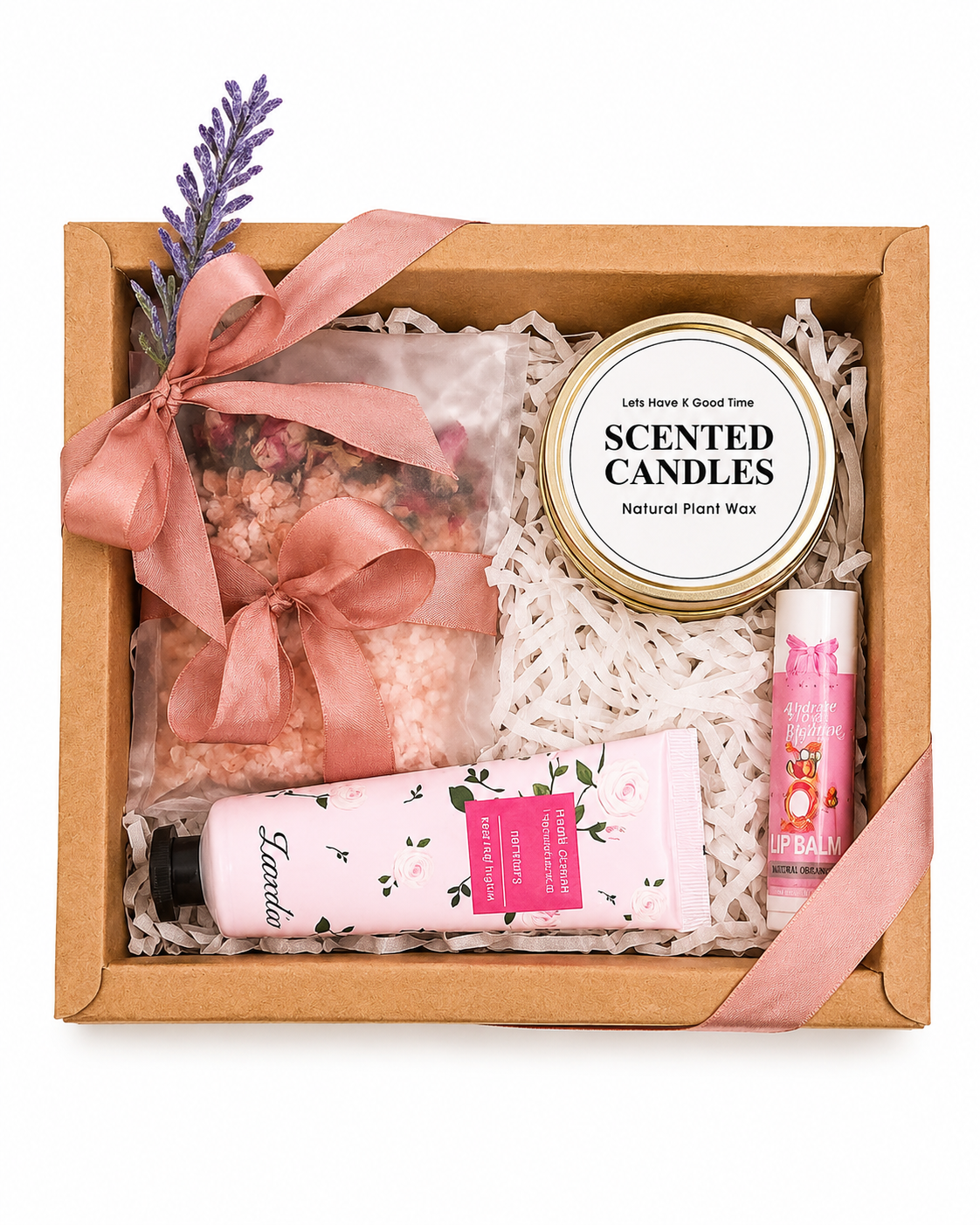 🎂 Caja de regalo de cumpleaños para hermana o mejor amiga – Set de spa y cuidado personal