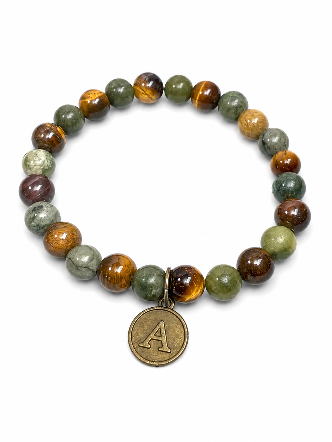 Tigers Eye Jade Bracelet: Prosperity, Friendship, Money Manifestation