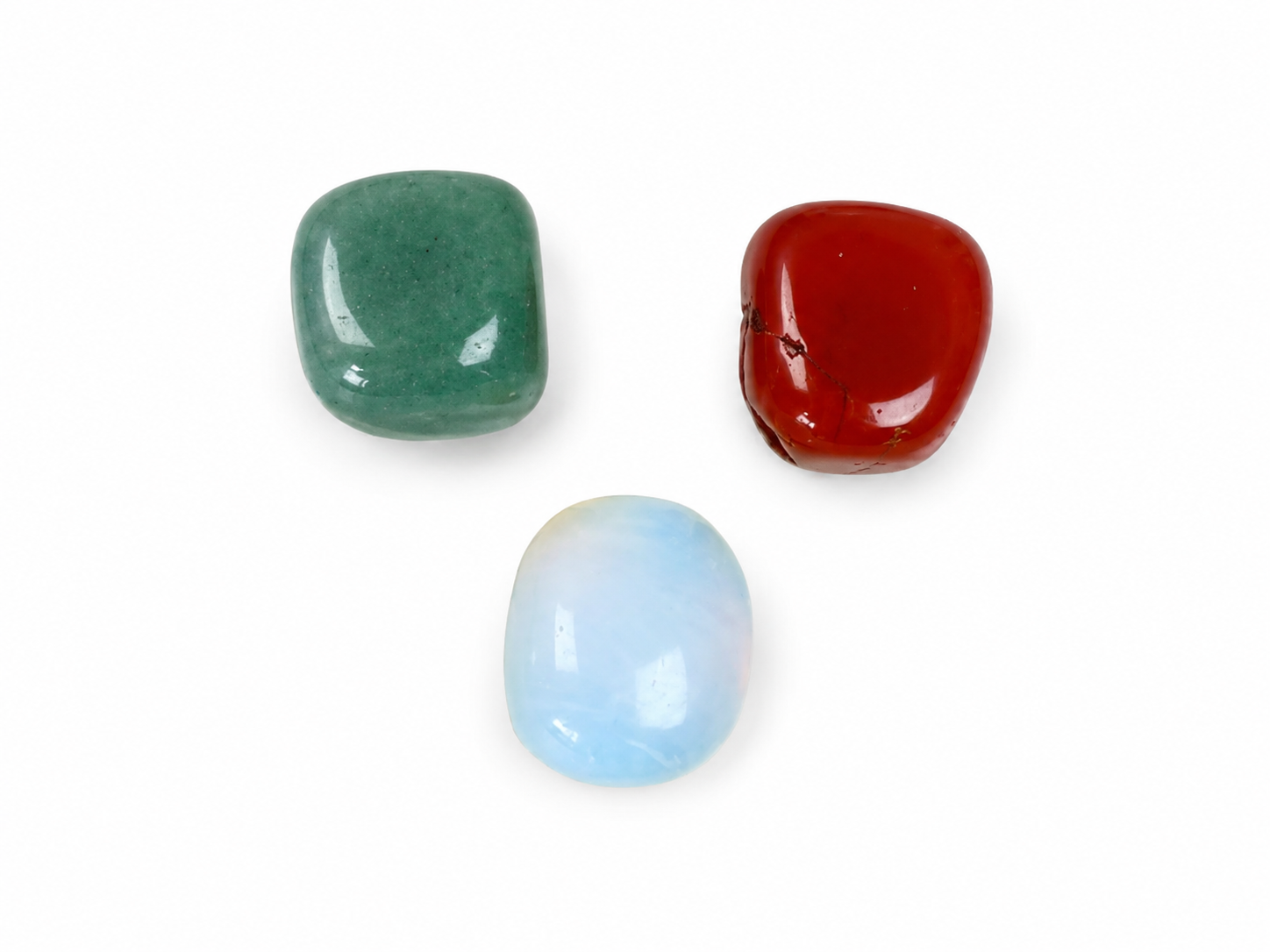 Set de regalo de cristales auténticos – Cornalina y Piedra Lunar