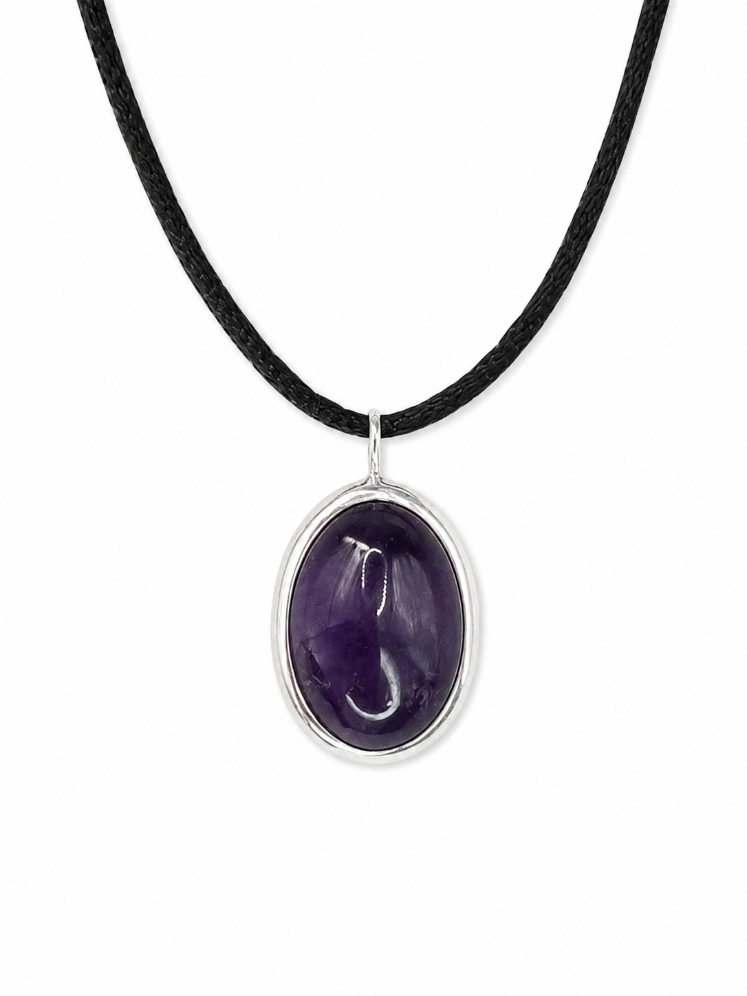 Amethyst Protection Gemstone Statement Mama Necklace, Big sister gift, Mother in law,