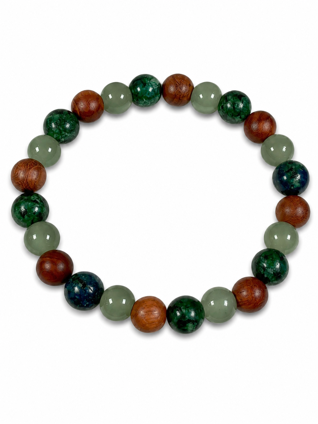 Crystal Bracelet Citrine, Wealth & Prosperity : Citrine, Aventurine