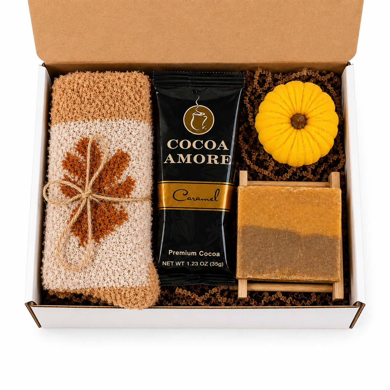 Fall Gift Basket for Her with Cozy Blanket, Autumn Care Package, Pumpkin Spice Gift Box, Fall Birthday Gift, Thanksgiving Gift for Women