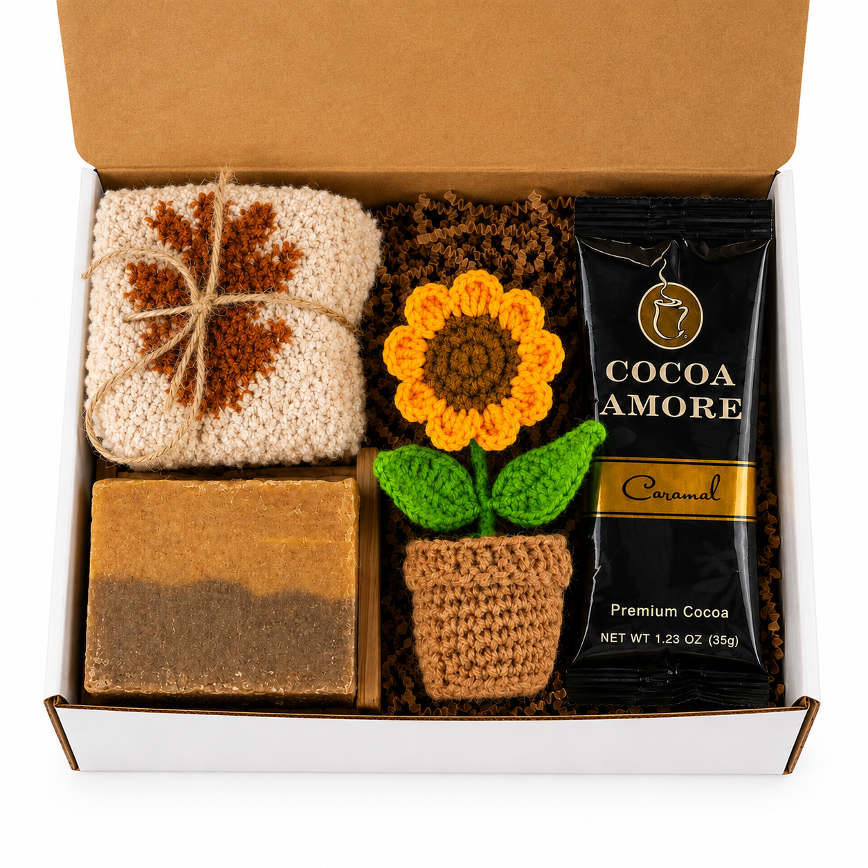 Cozy Fall Gift Box for Her, Autumn Care Package, Hot Cocoa Gift, Thinking of You Gift, Get Well Soon Gift, Fall Birthday Gift Self Care Gift